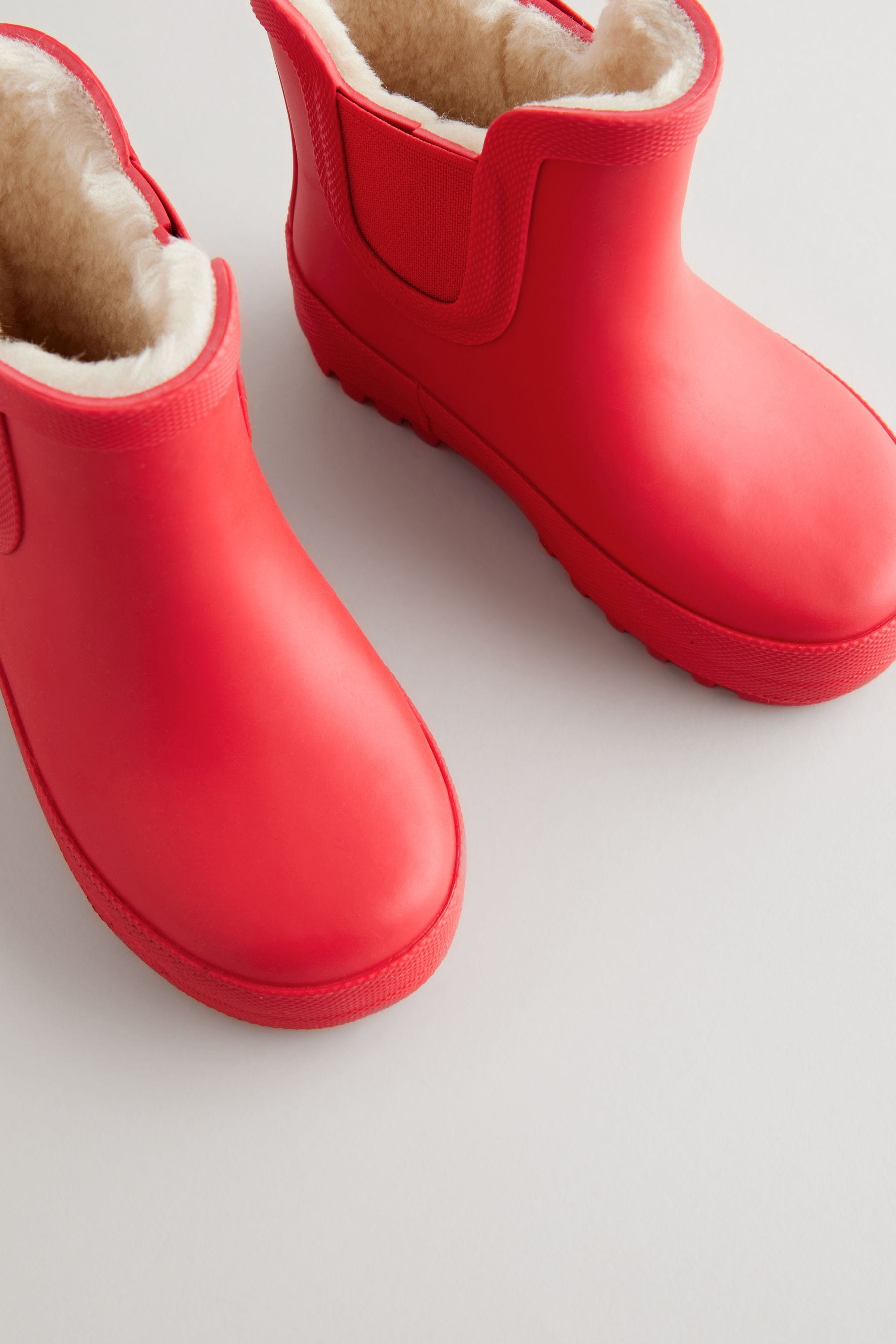 Red Chelsea Wellies