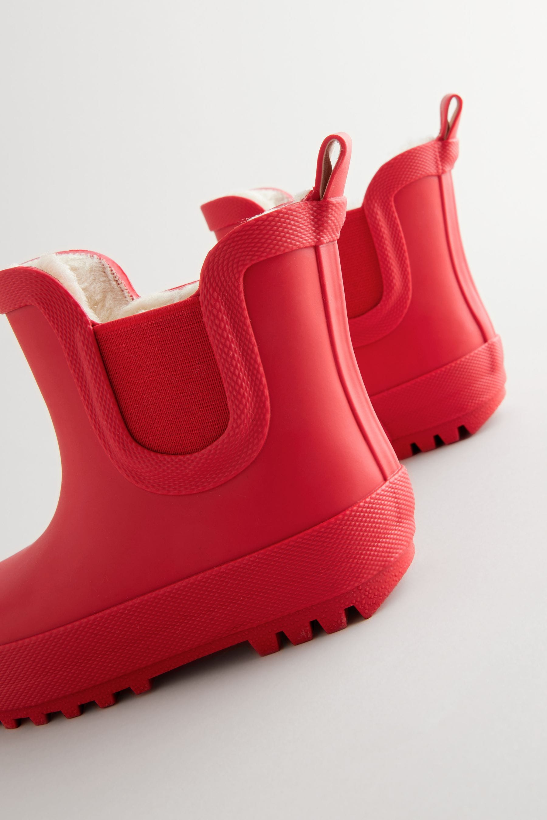 Red Chelsea Wellies