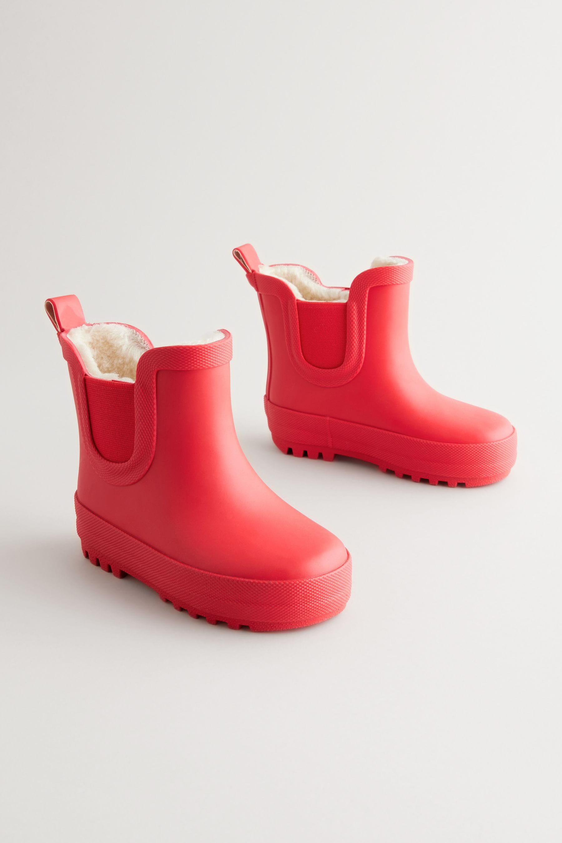 Red Chelsea Wellies