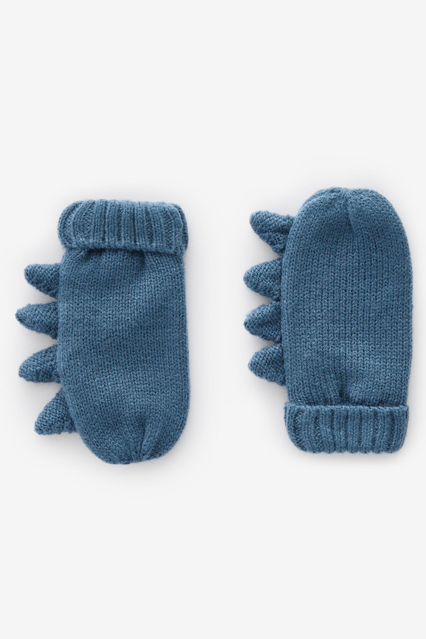 Blue Dinosaur Hat and Mittens Set (3mths-6yrs)