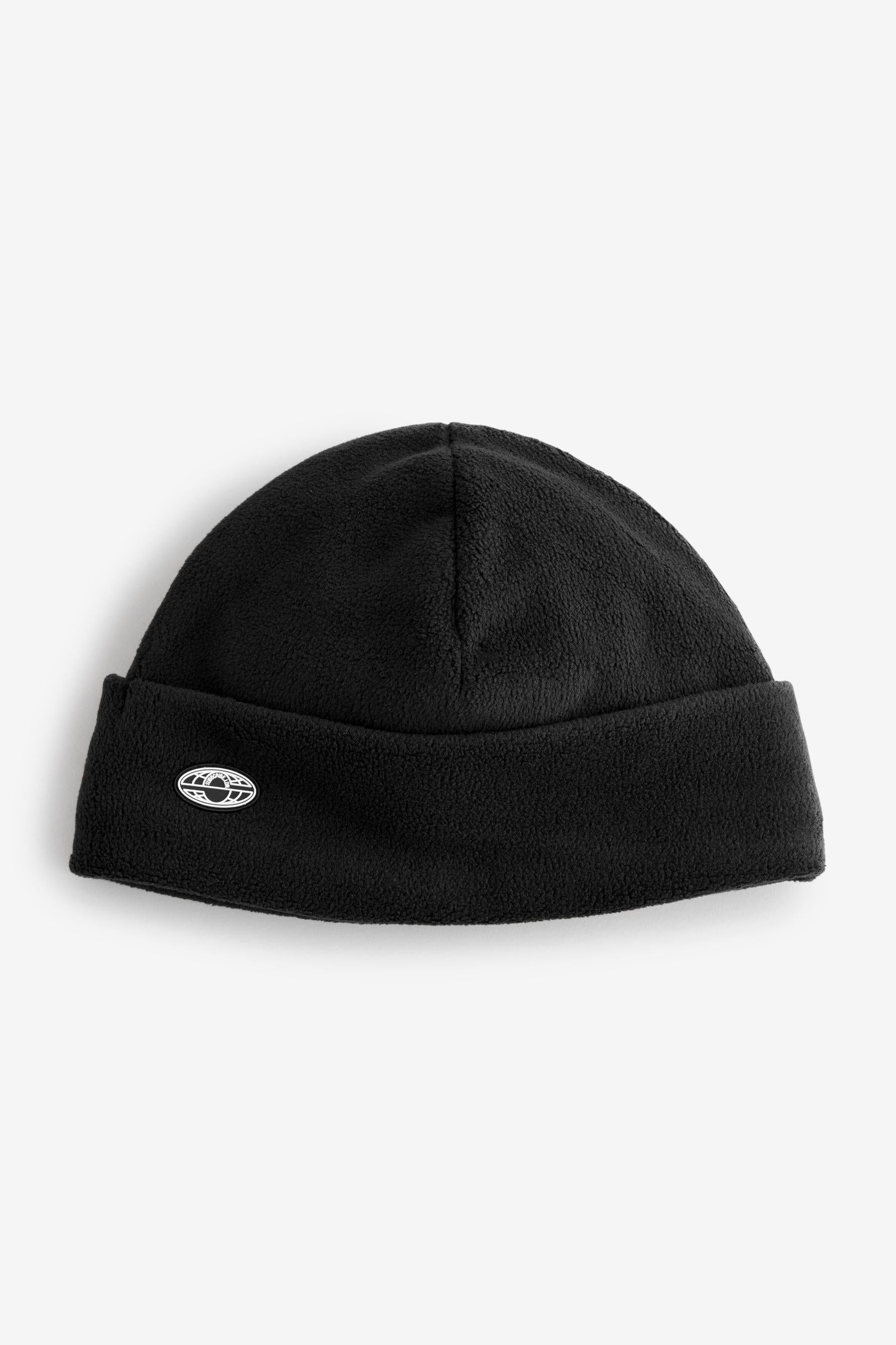 Black Fleece Beanie Hat (1-16yrs)