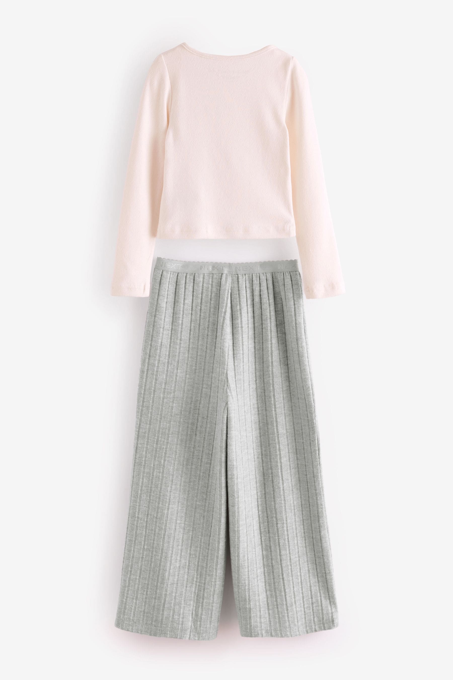 White/Grey Cosy Pyjamas (3-16yrs)