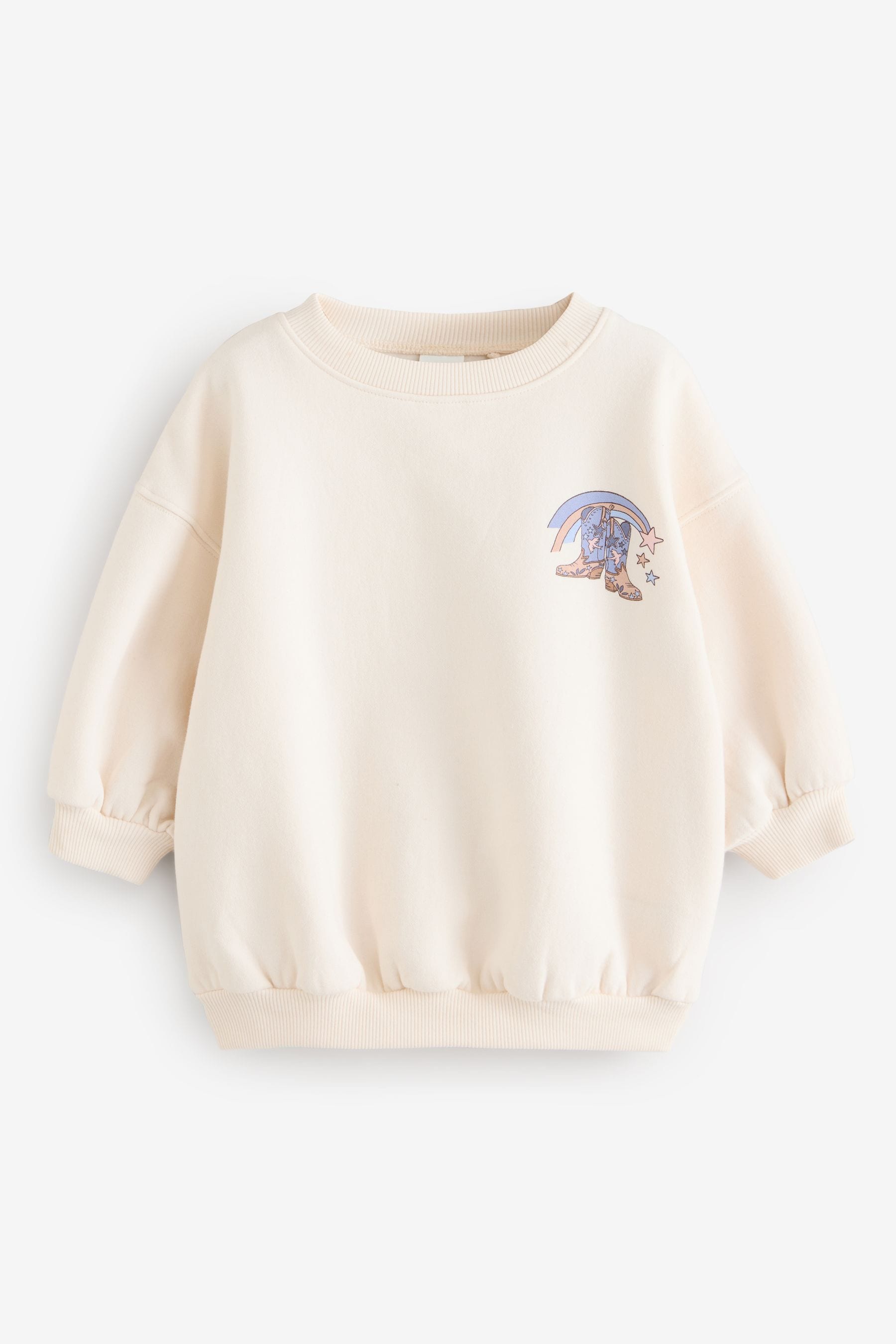 Cream Sweatshirt (3mths-7yrs)