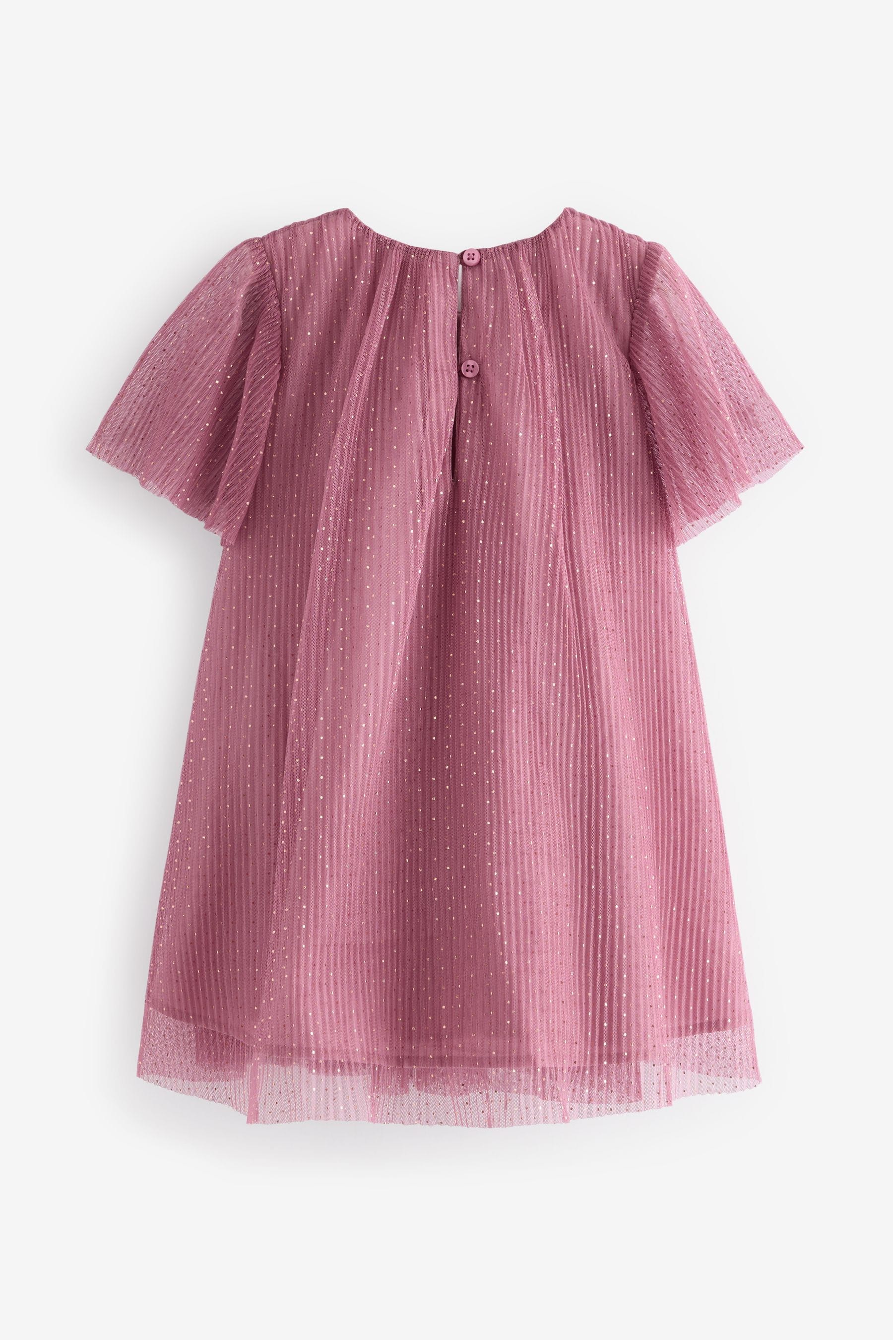 Pink Sparkle Mesh Dress (3mths-7yrs)