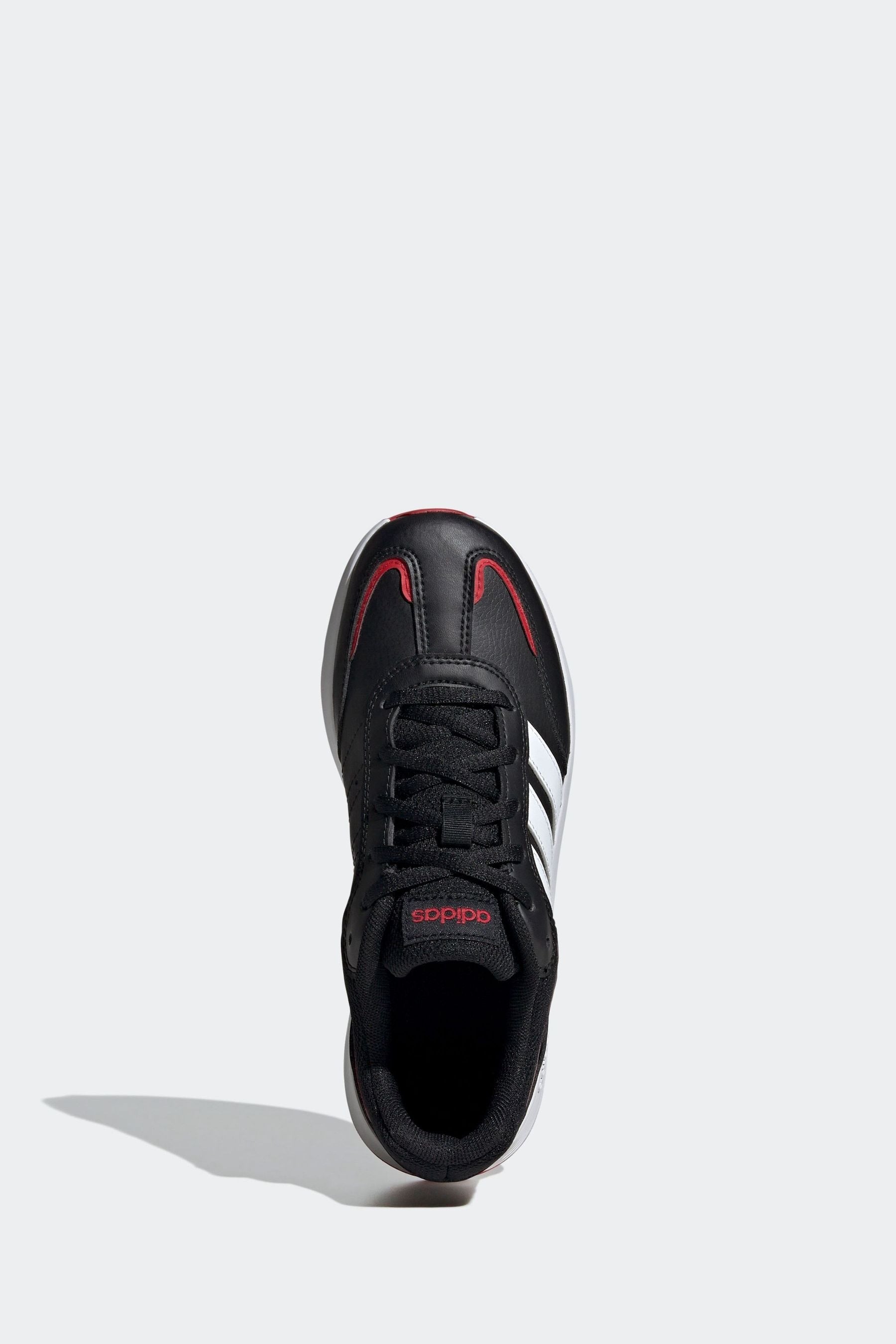 adidas Black/Red Kids Tensaur Switch Trainers