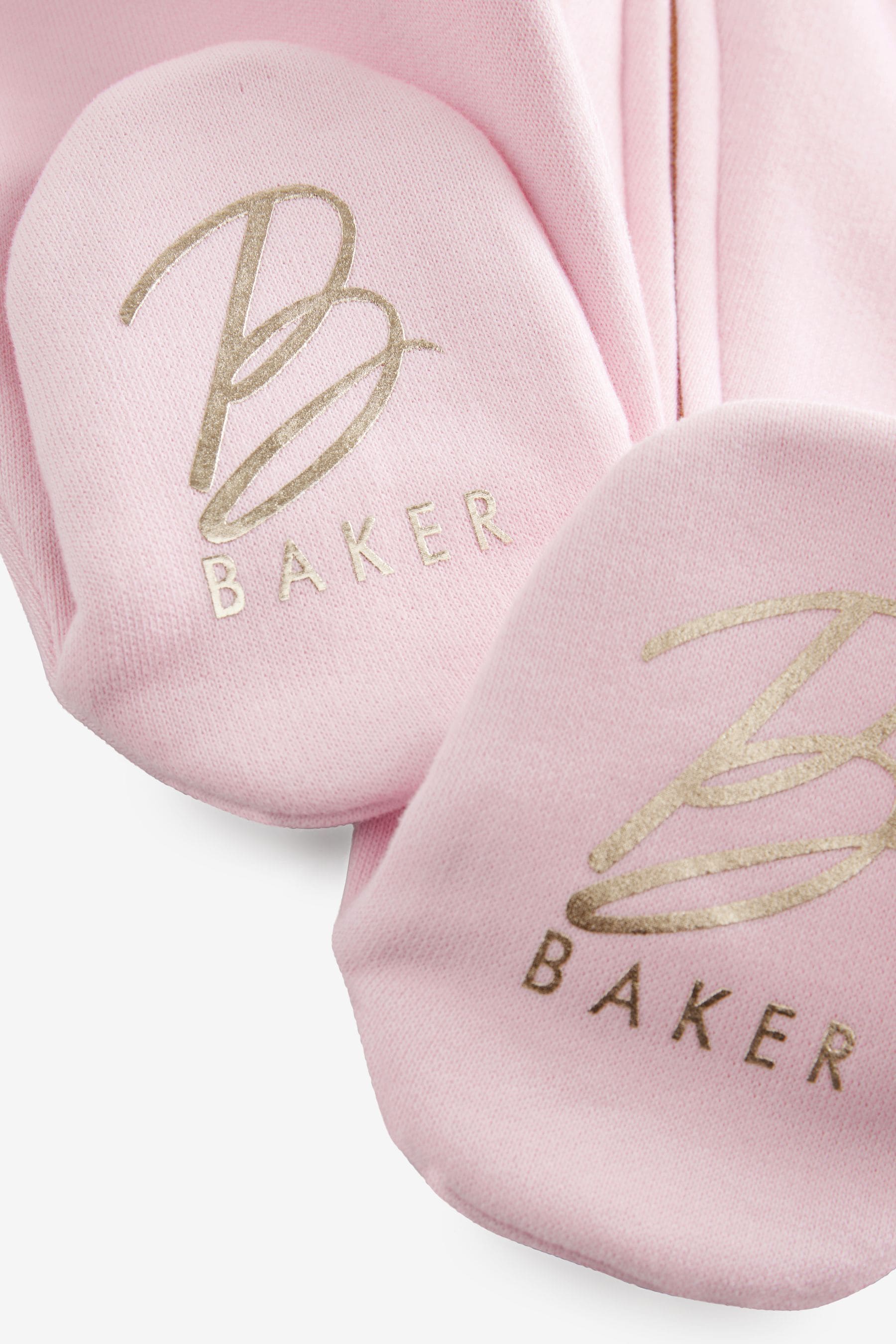 Baker by Ted Baker Pink Varsity 100% Cotton Pramsuit