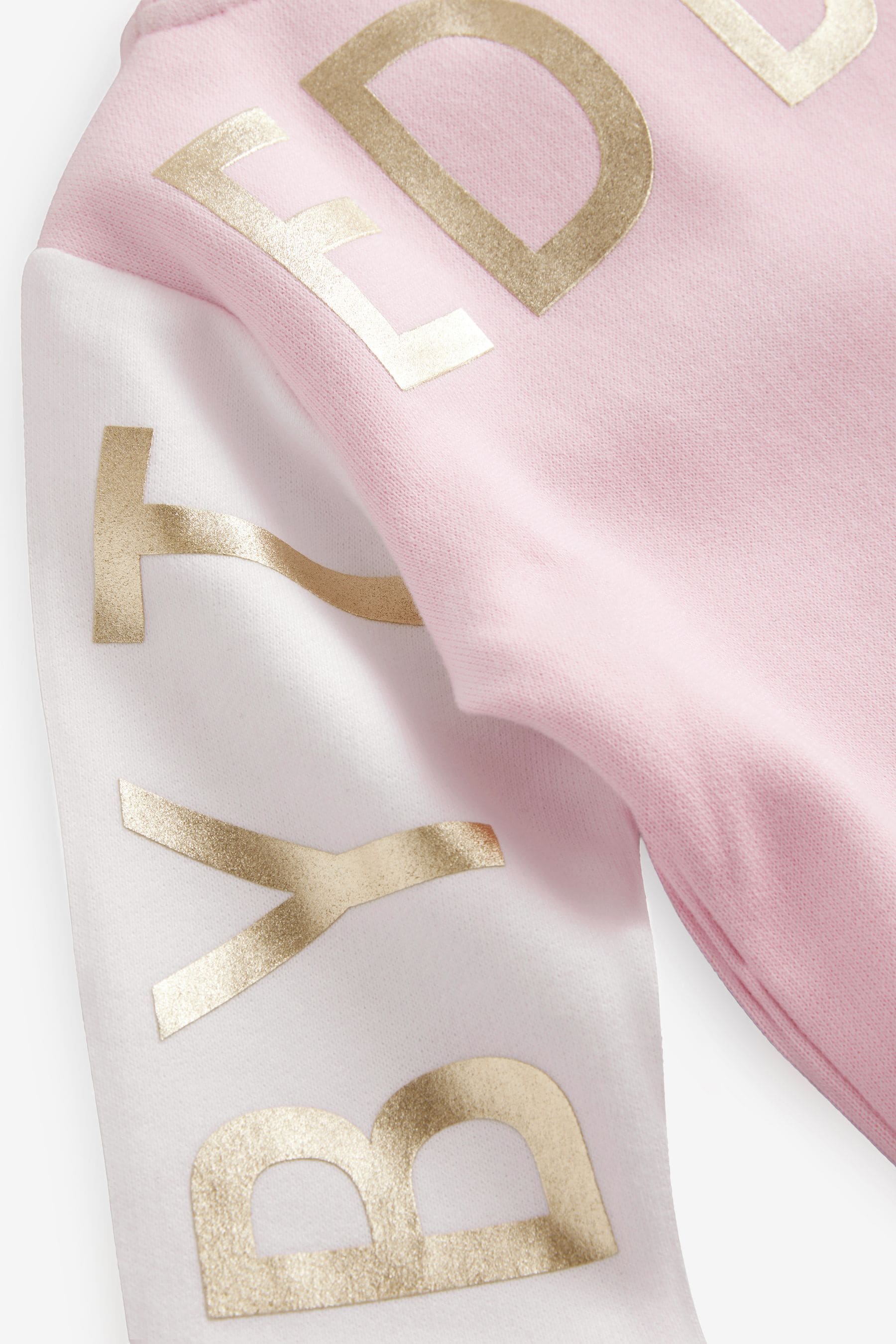 Baker by Ted Baker Pink Varsity 100% Cotton Pramsuit