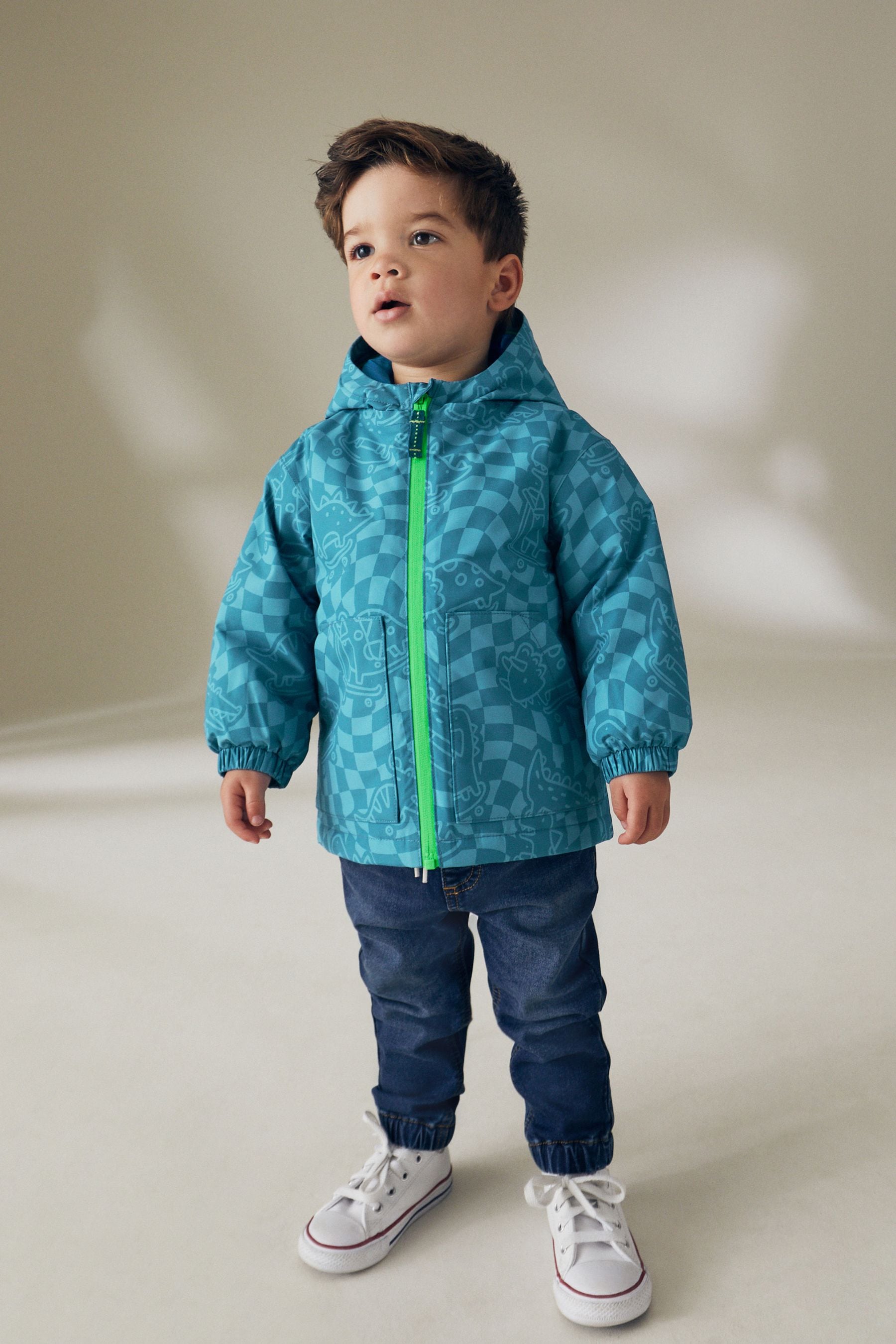 Blue Waterproof Padded Coat (3mths-7yrs)