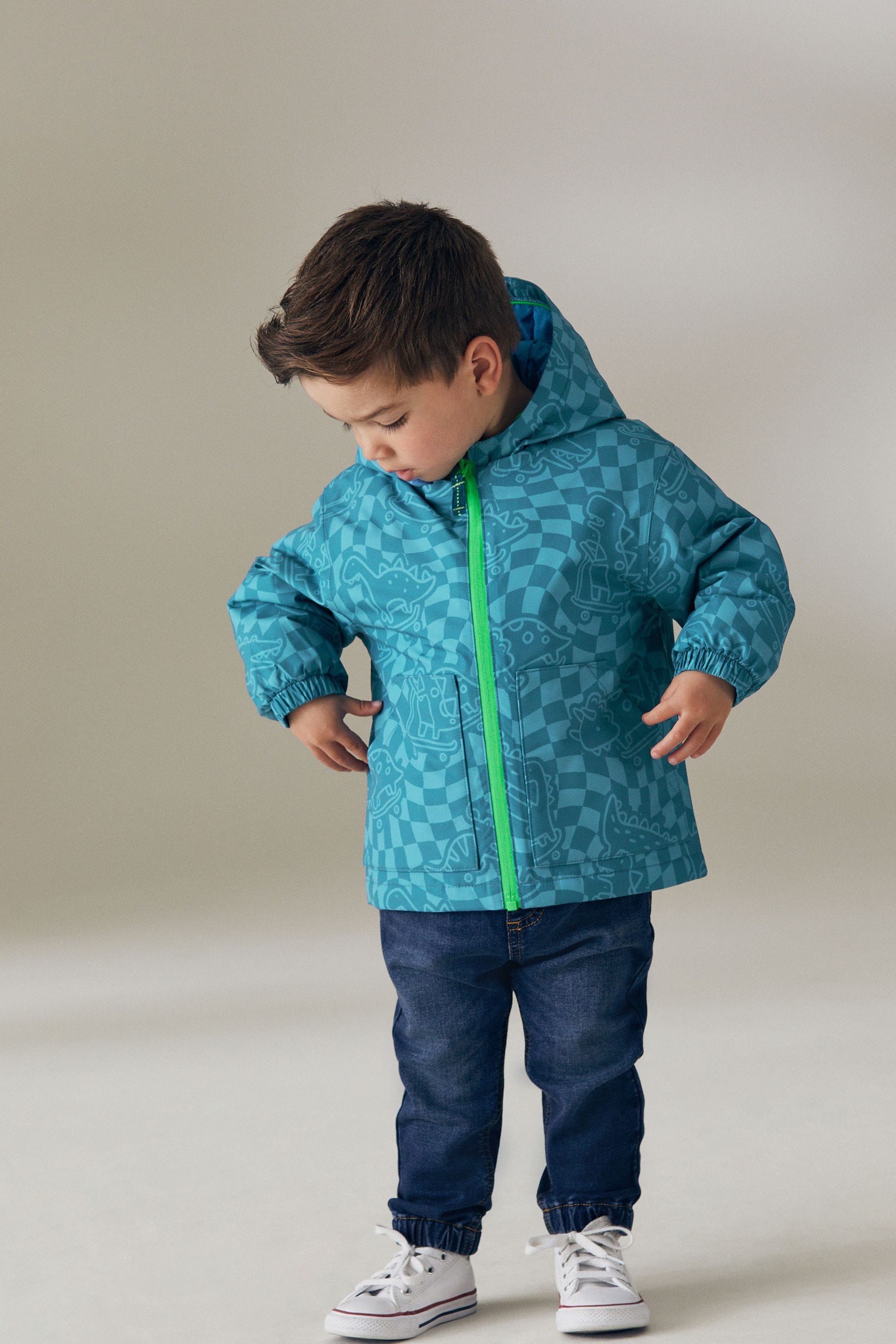 Blue Waterproof Padded Coat (3mths-7yrs)