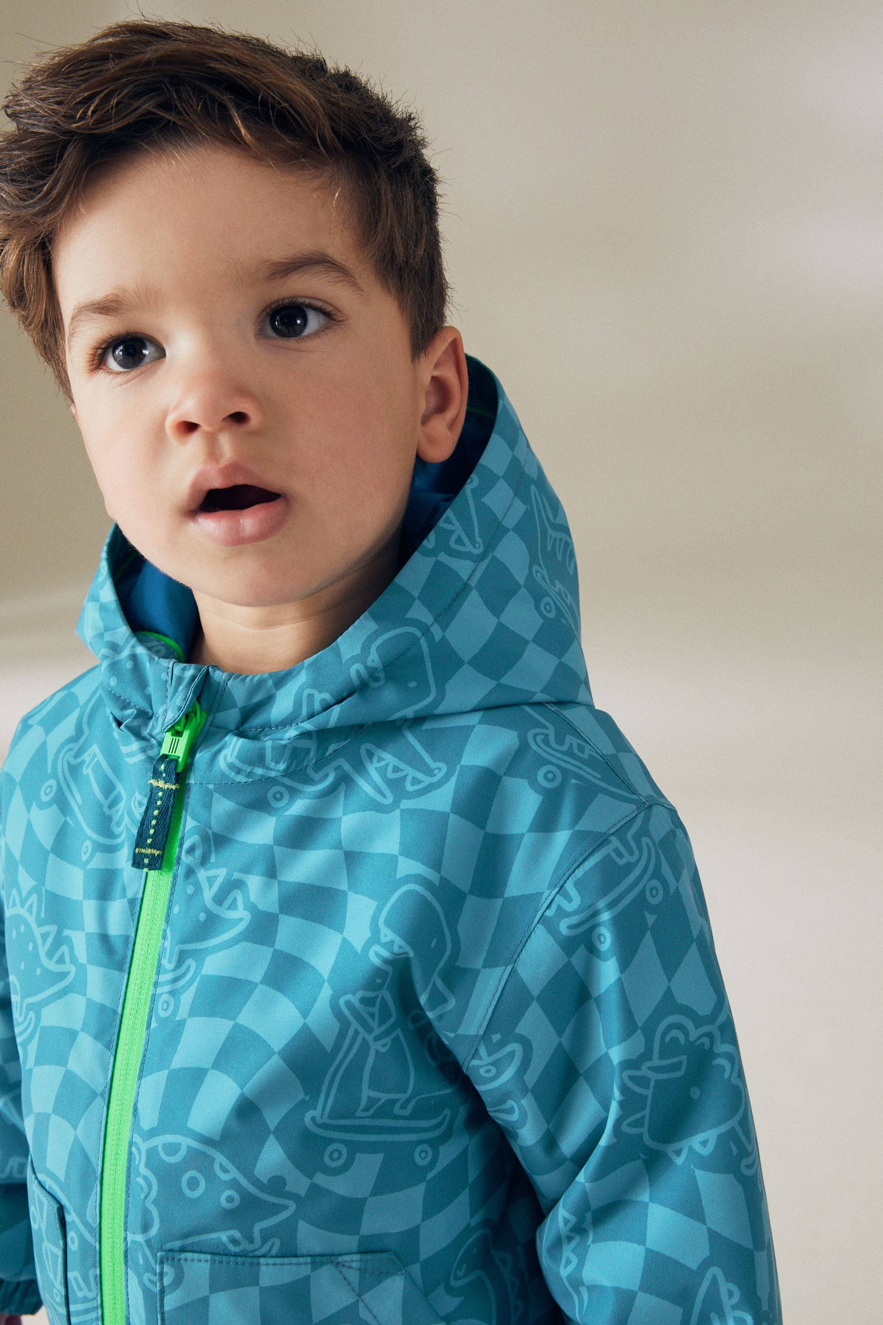 Blue Waterproof Padded Coat (3mths-7yrs)