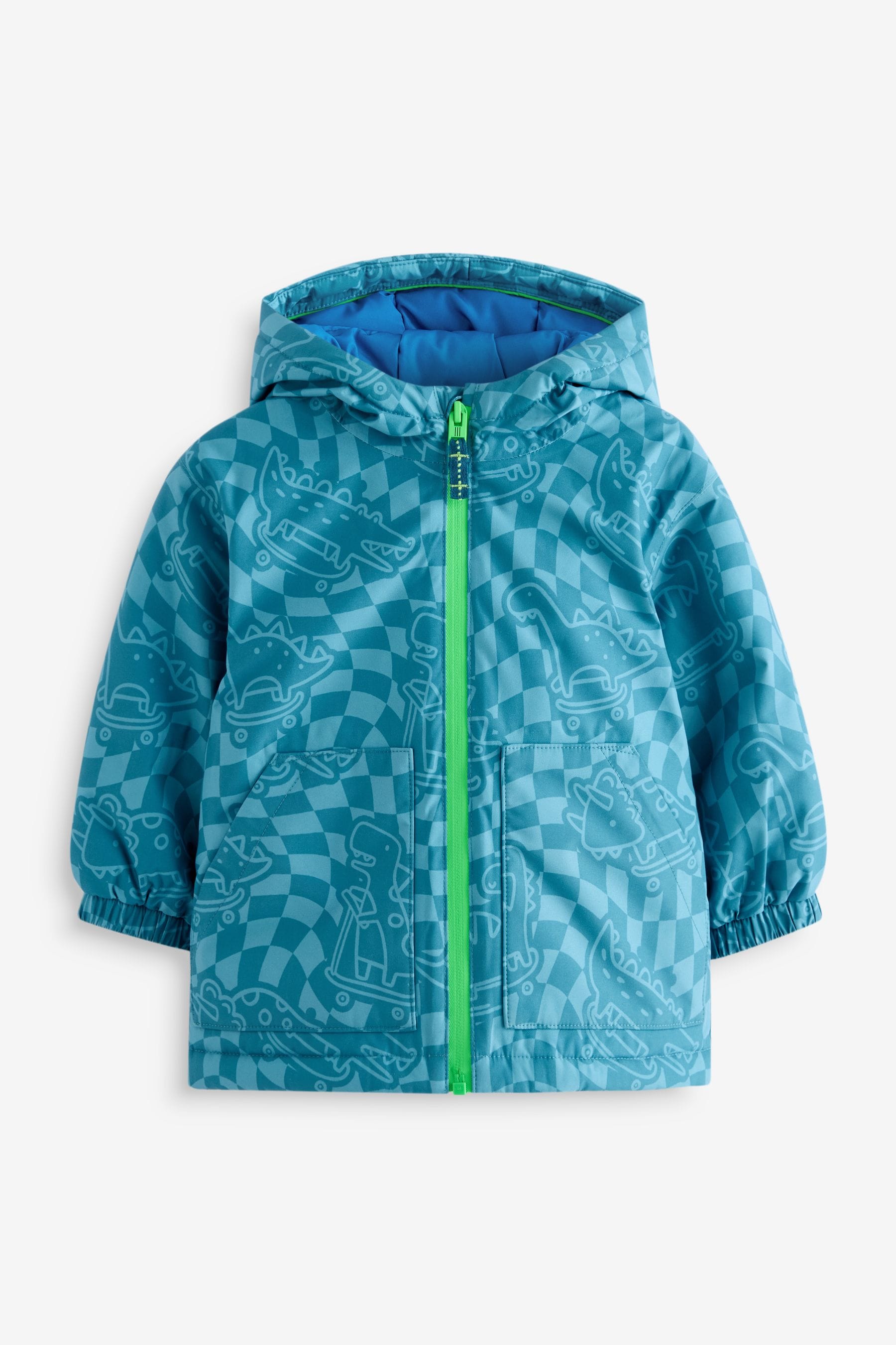 Blue Waterproof Padded Coat (3mths-7yrs)