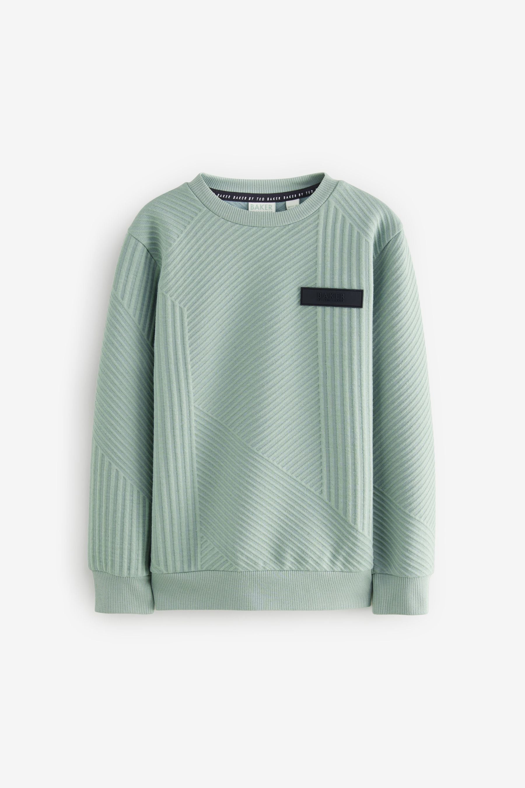 Baker by Ted Baker Green Textured Sweatshirt