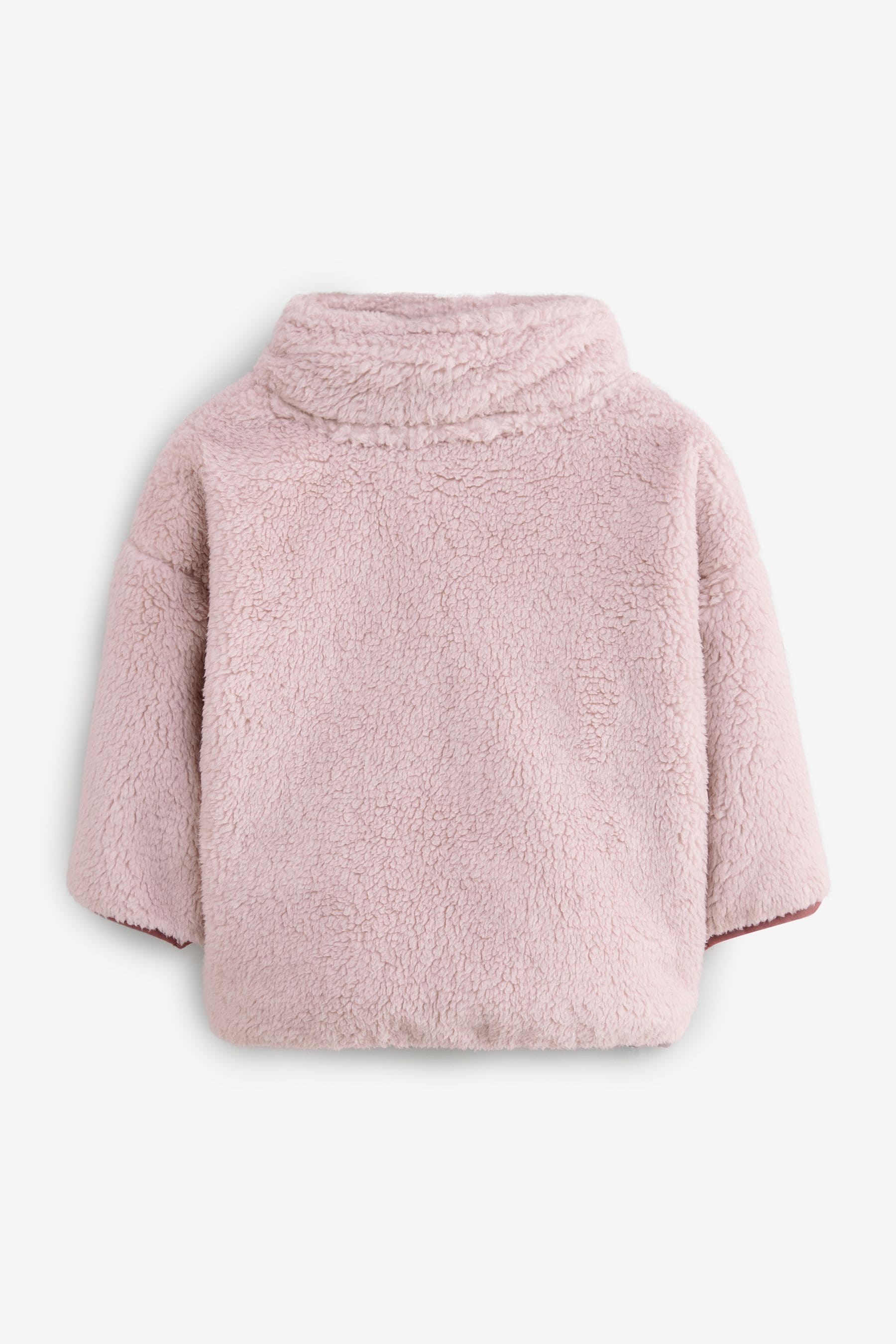 Pink Scenic Borg Fleece Half Zip Top (3mths-7yrs)