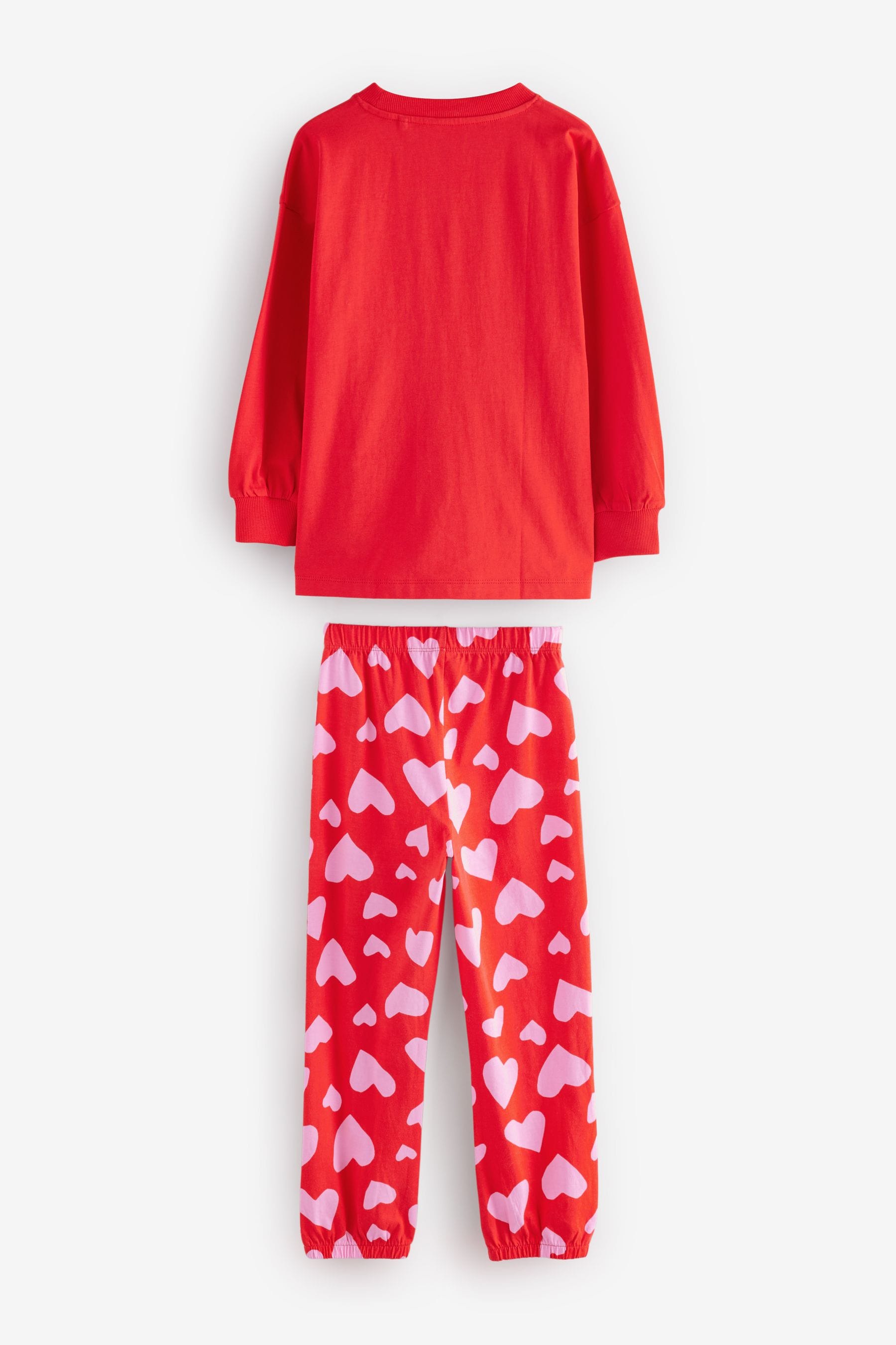 Red Bow 100% Cotton Jogger Pyjamas 3 Pack (3-16yrs)