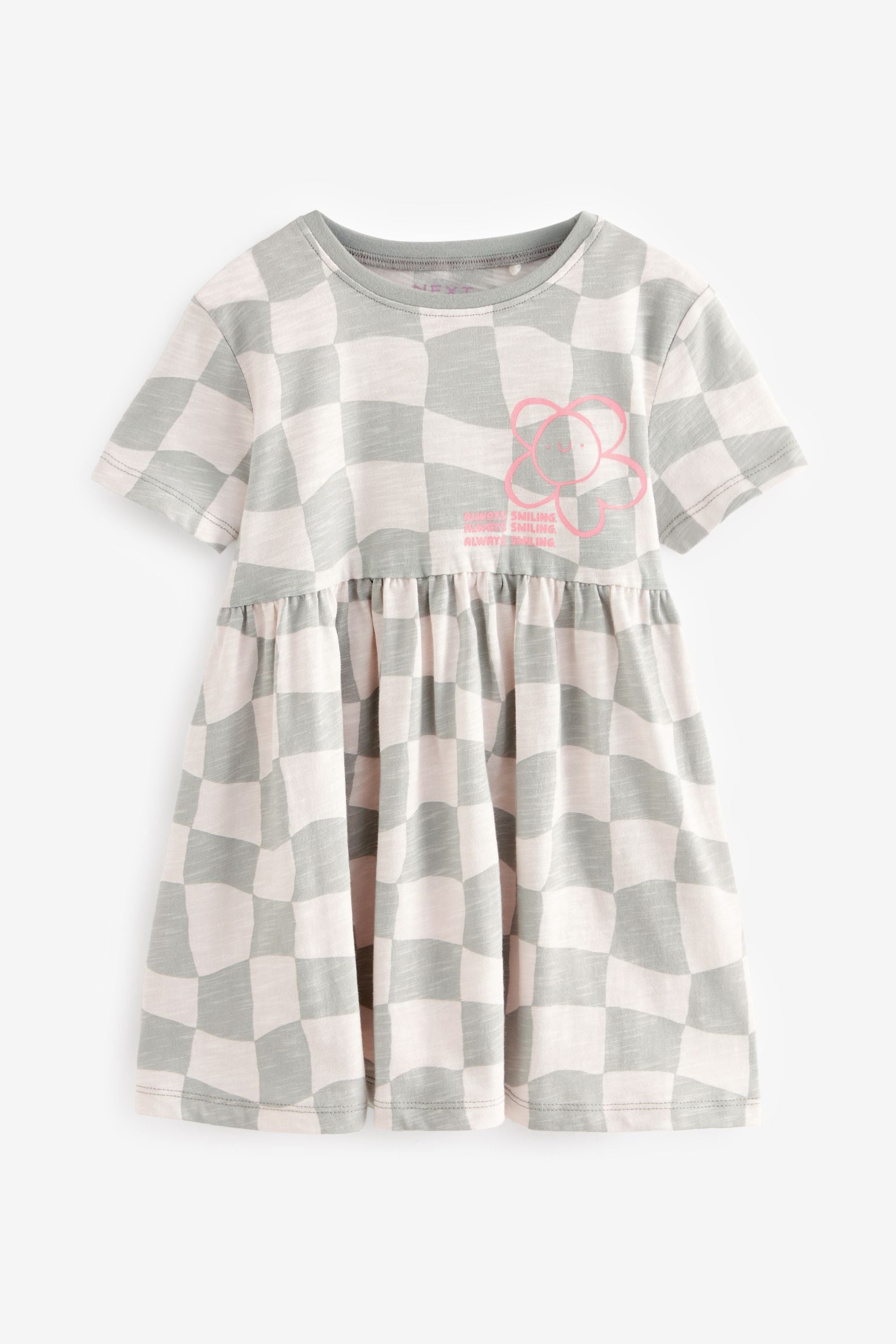 Green Short Sleeve Jersey Dress (3mths-7yrs)