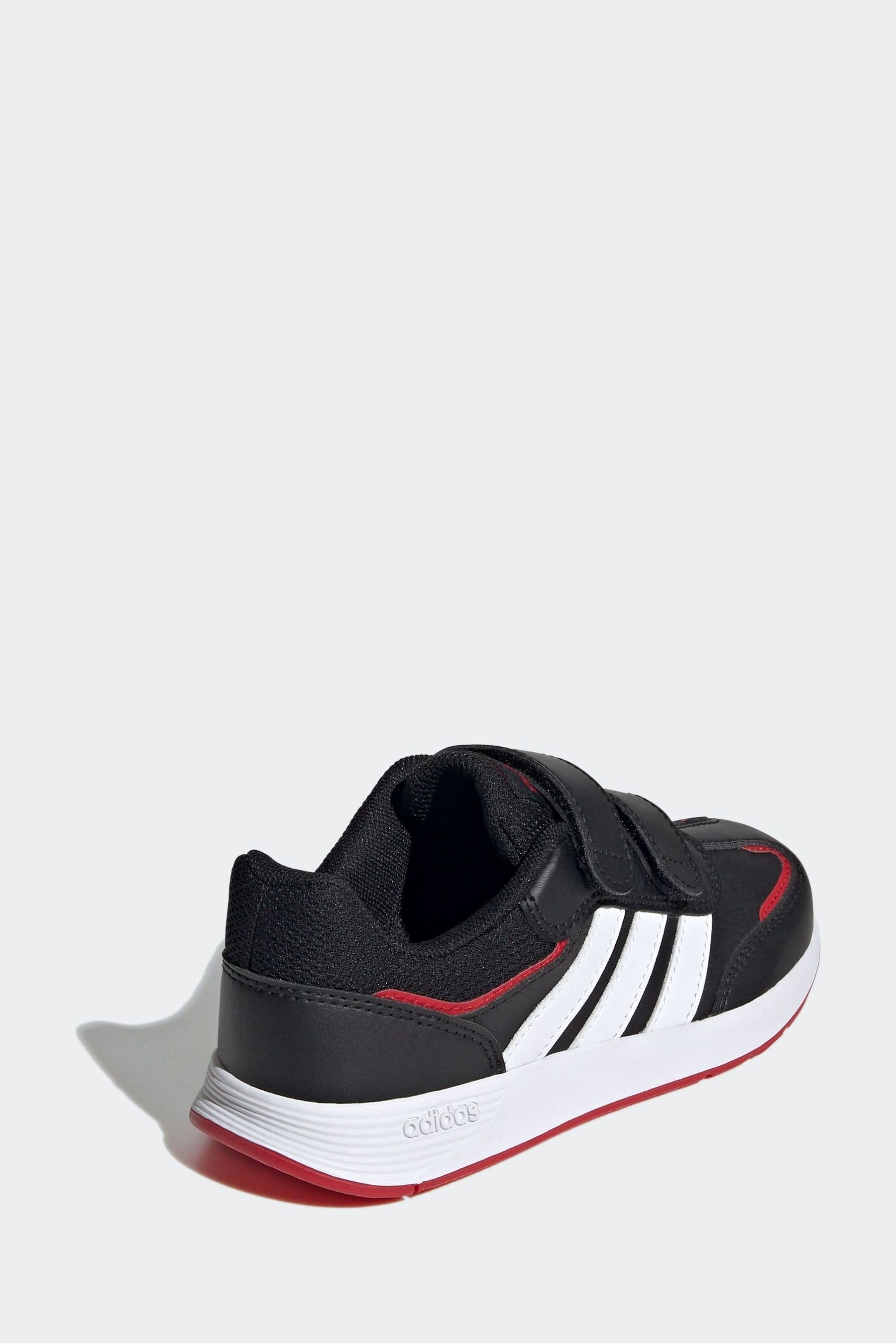 adidas Black/Red Kids Tensaur Switch Shoes