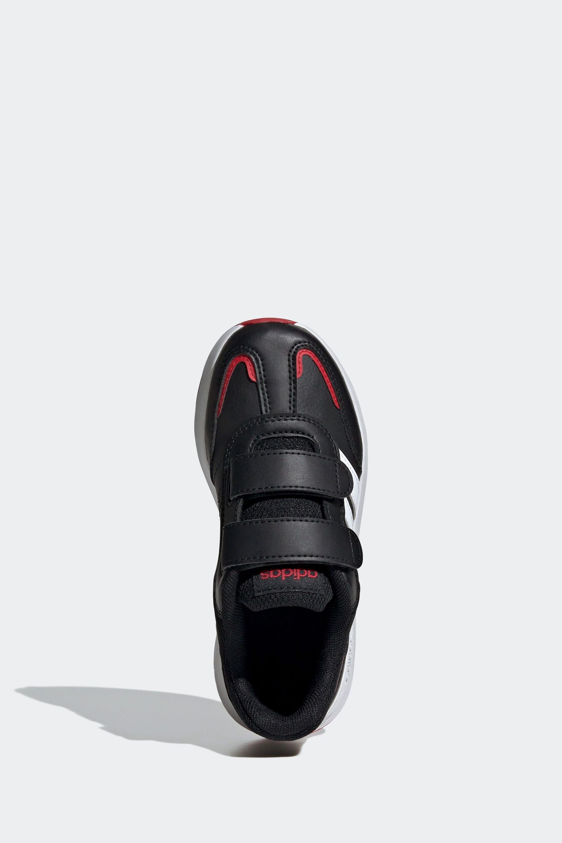 adidas Black/Red Kids Tensaur Switch Shoes