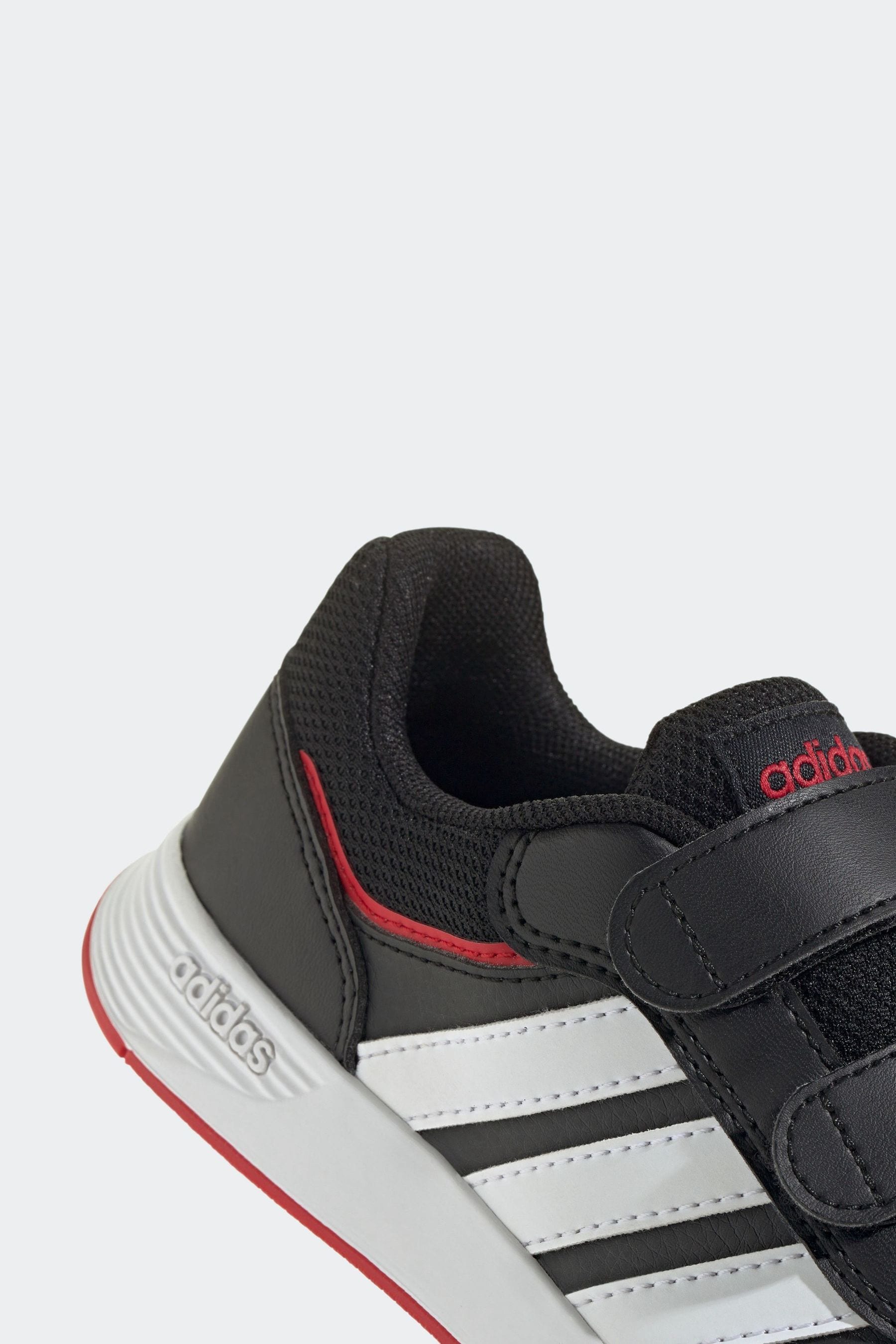 adidas Black/Red Kids Tensaur Switch Shoes