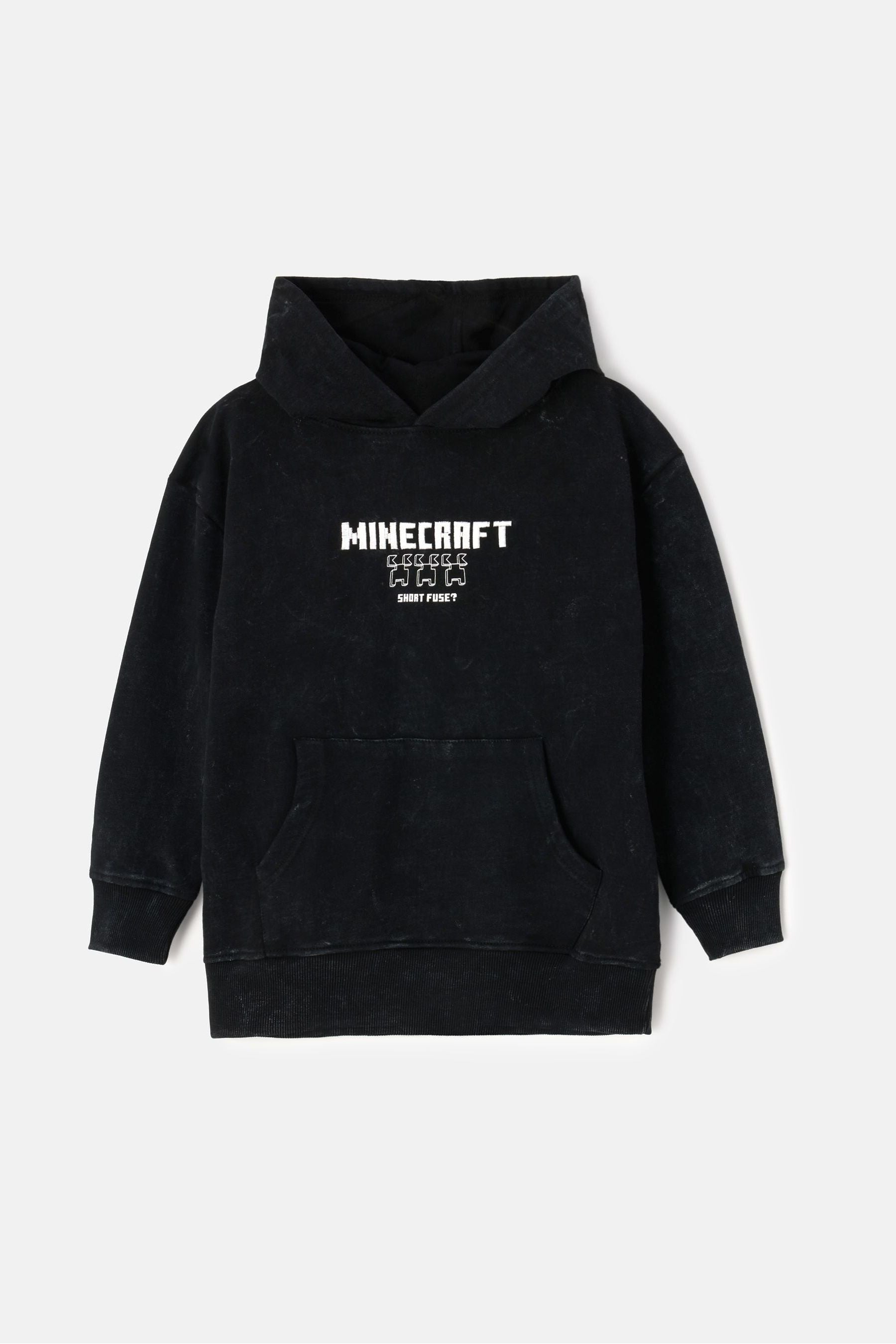 Black Angel & Rocket Minecraft Print Hoodie