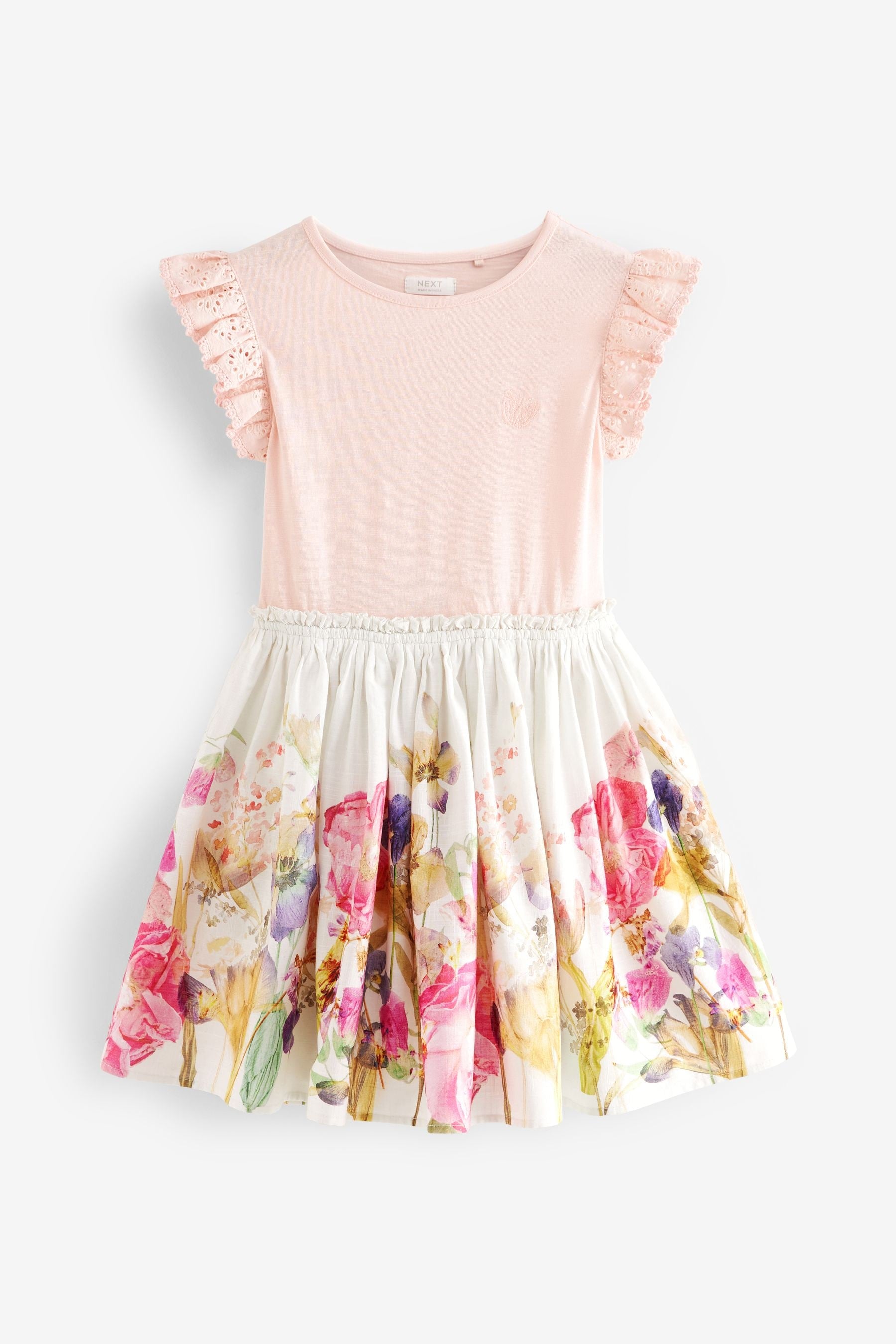 Pink Floral Skirt Dress (3-12yrs)