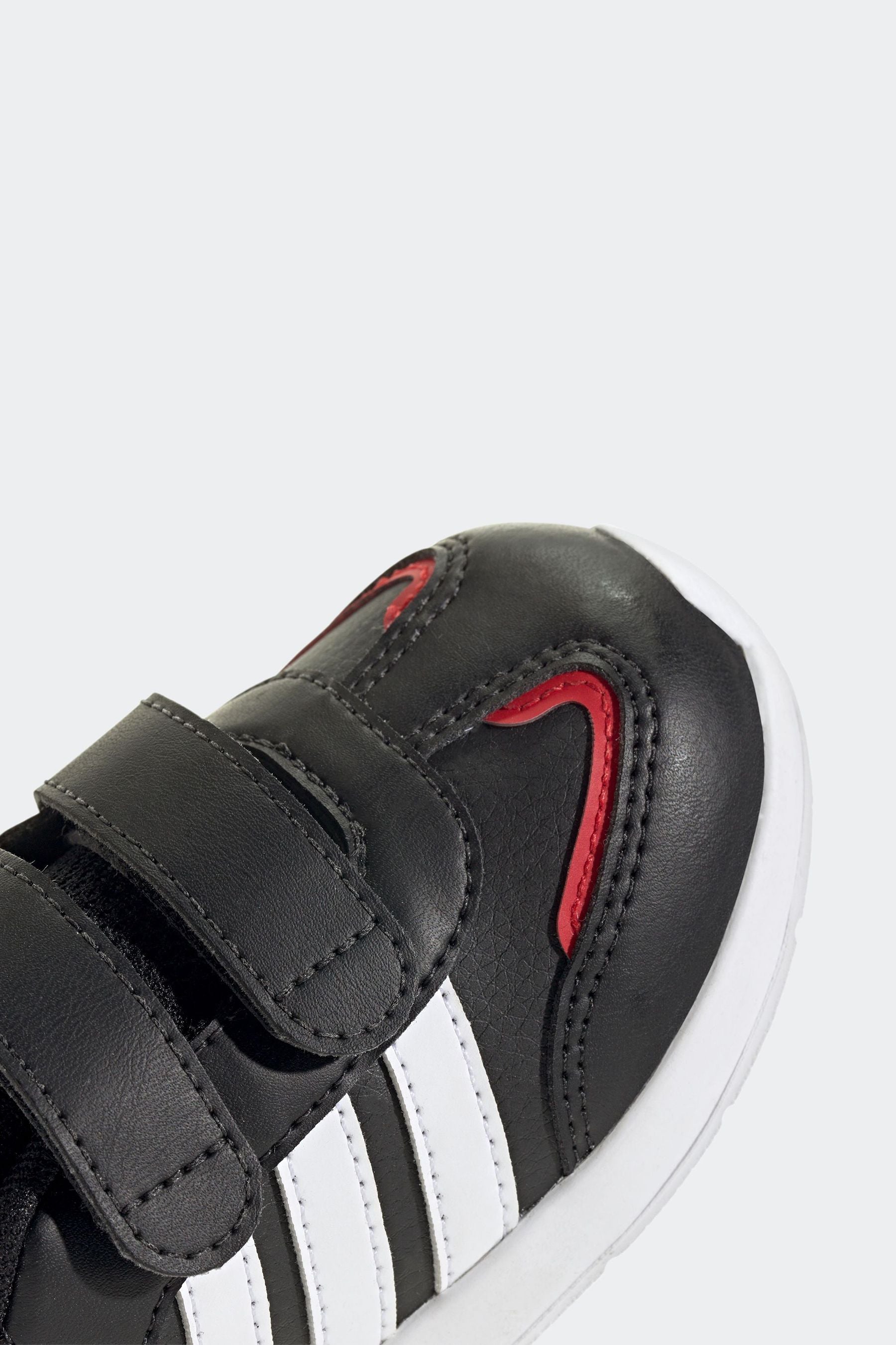 adidas Black/Red Kids Tensaur Switch Shoes