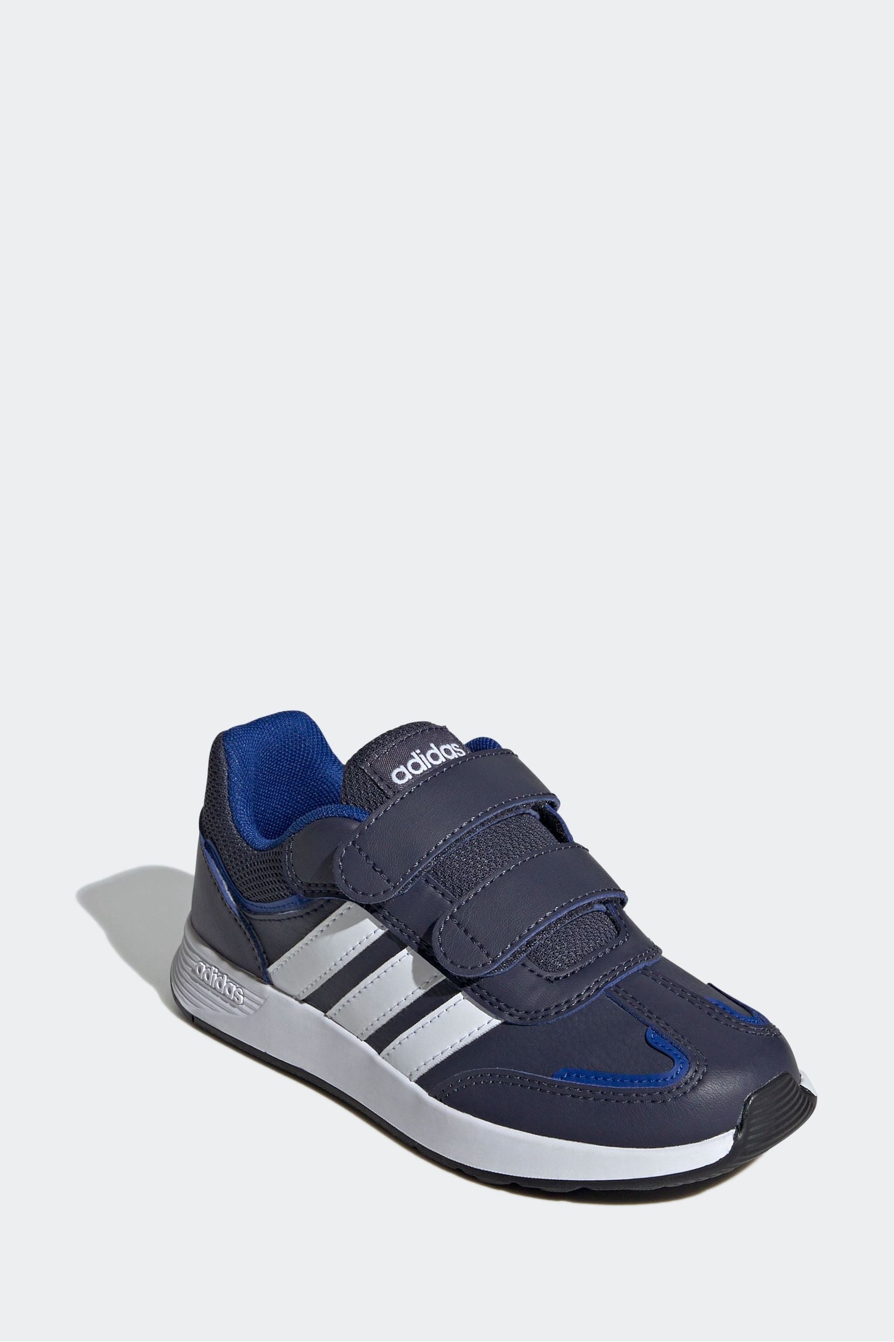 adidas Navy/White Kids Tensaur Switch Shoes