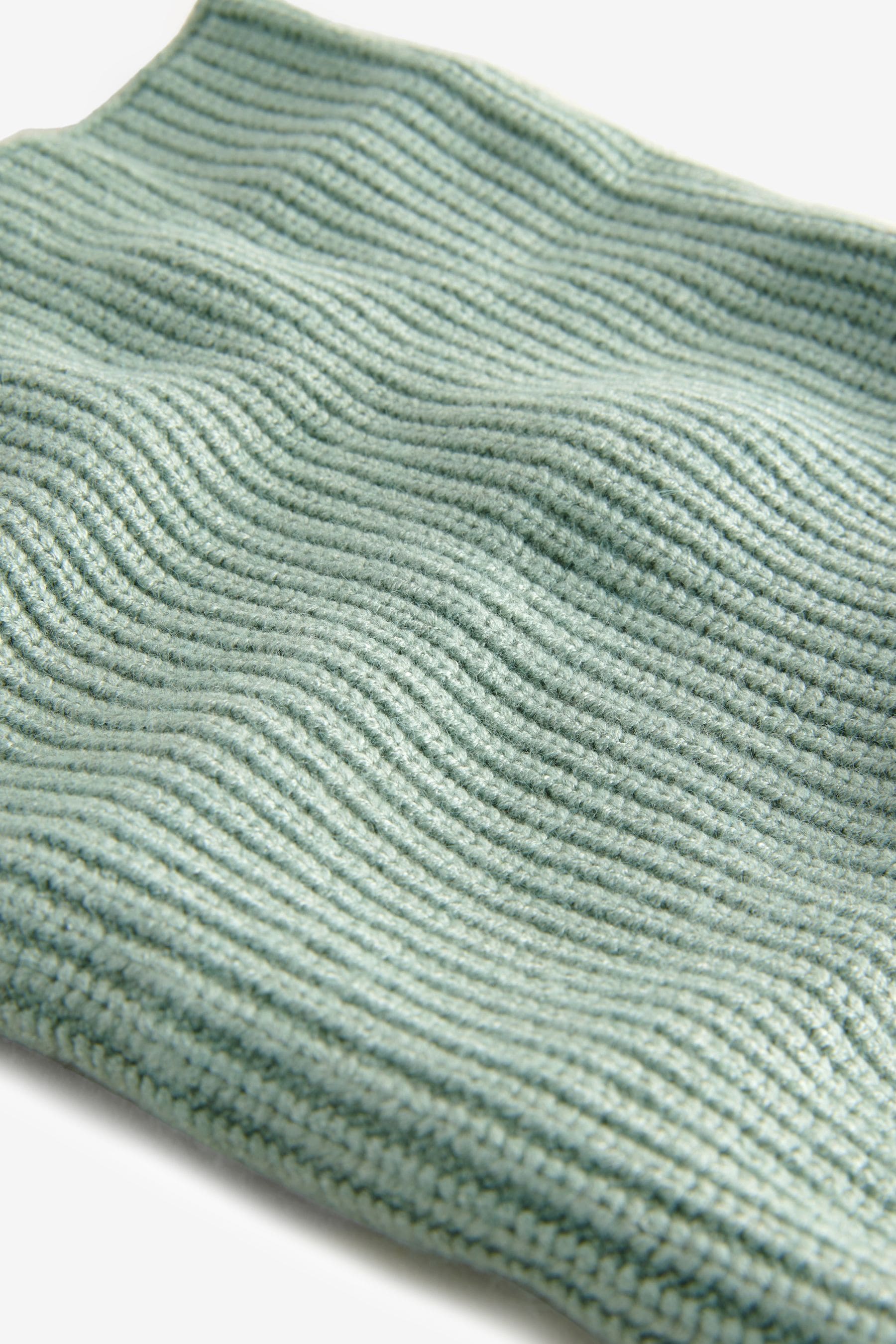 Sage Green Knitted Snood (1-16yrs)