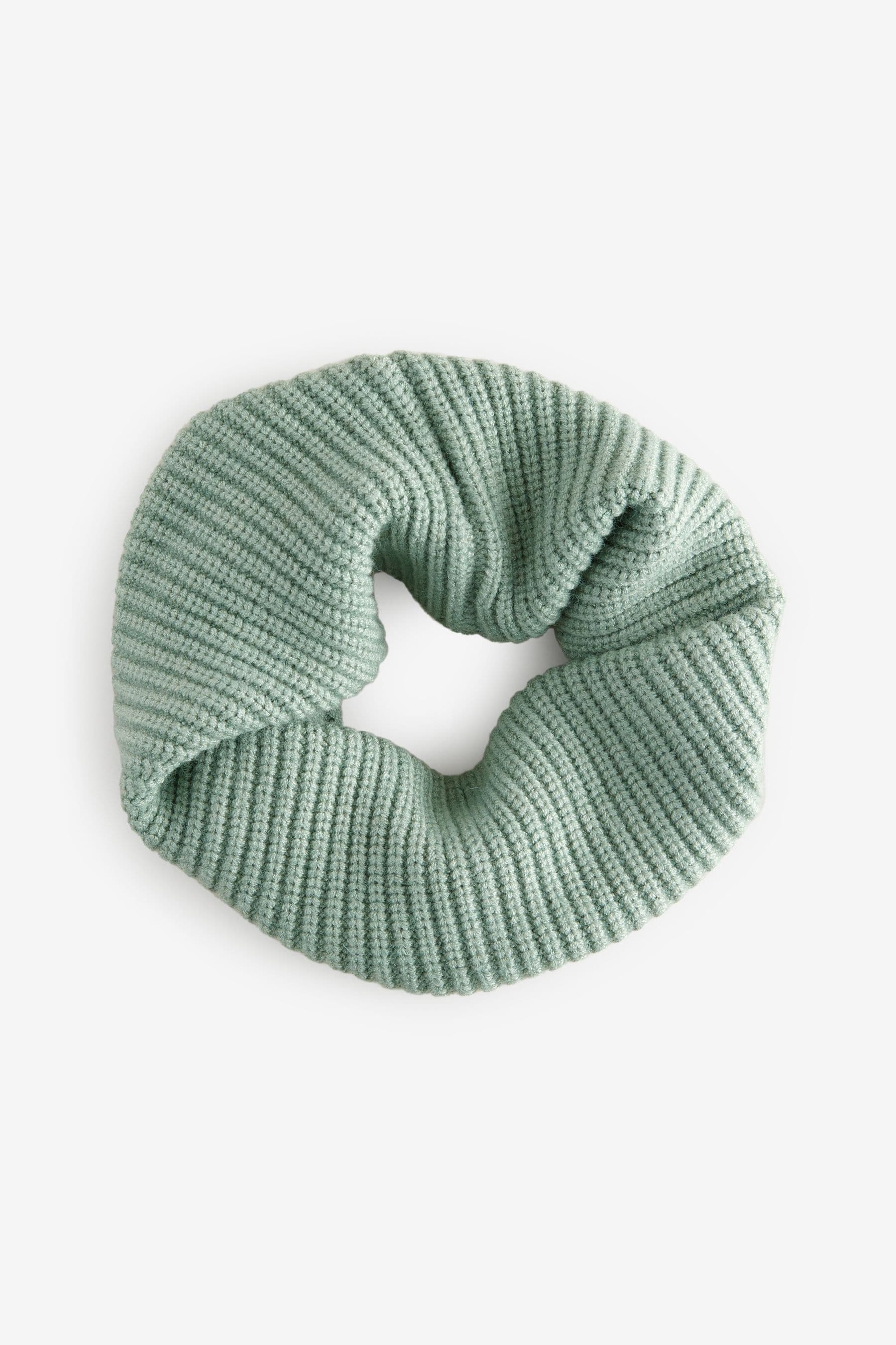 Sage Green Knitted Snood (1-16yrs)