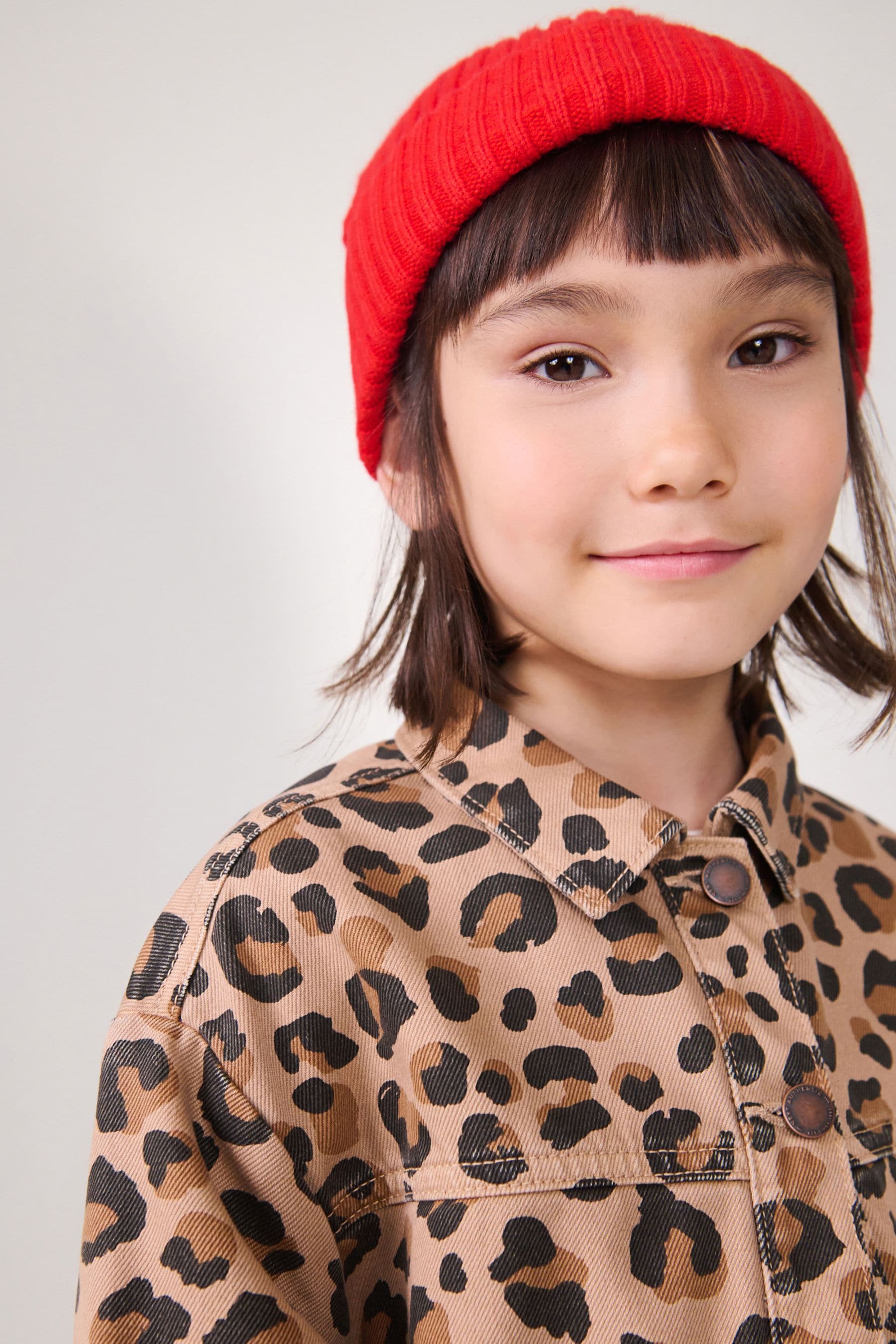 Red Rib Beanie Hat (1-16yrs)