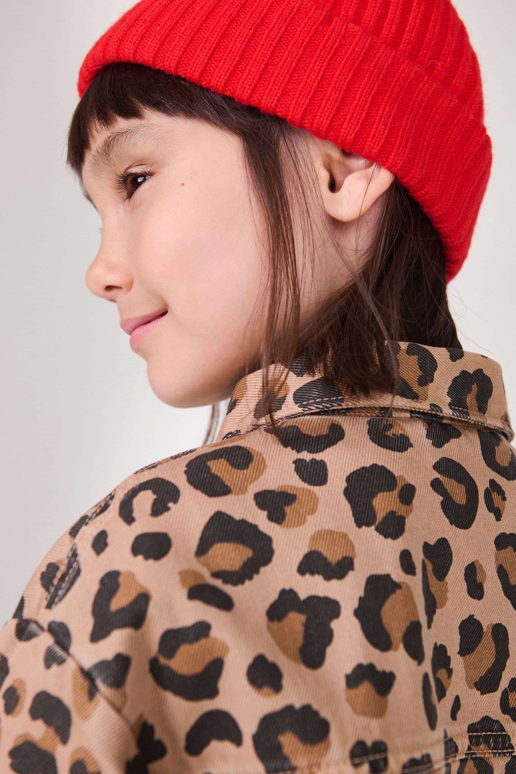 Red Rib Beanie Hat (1-16yrs)