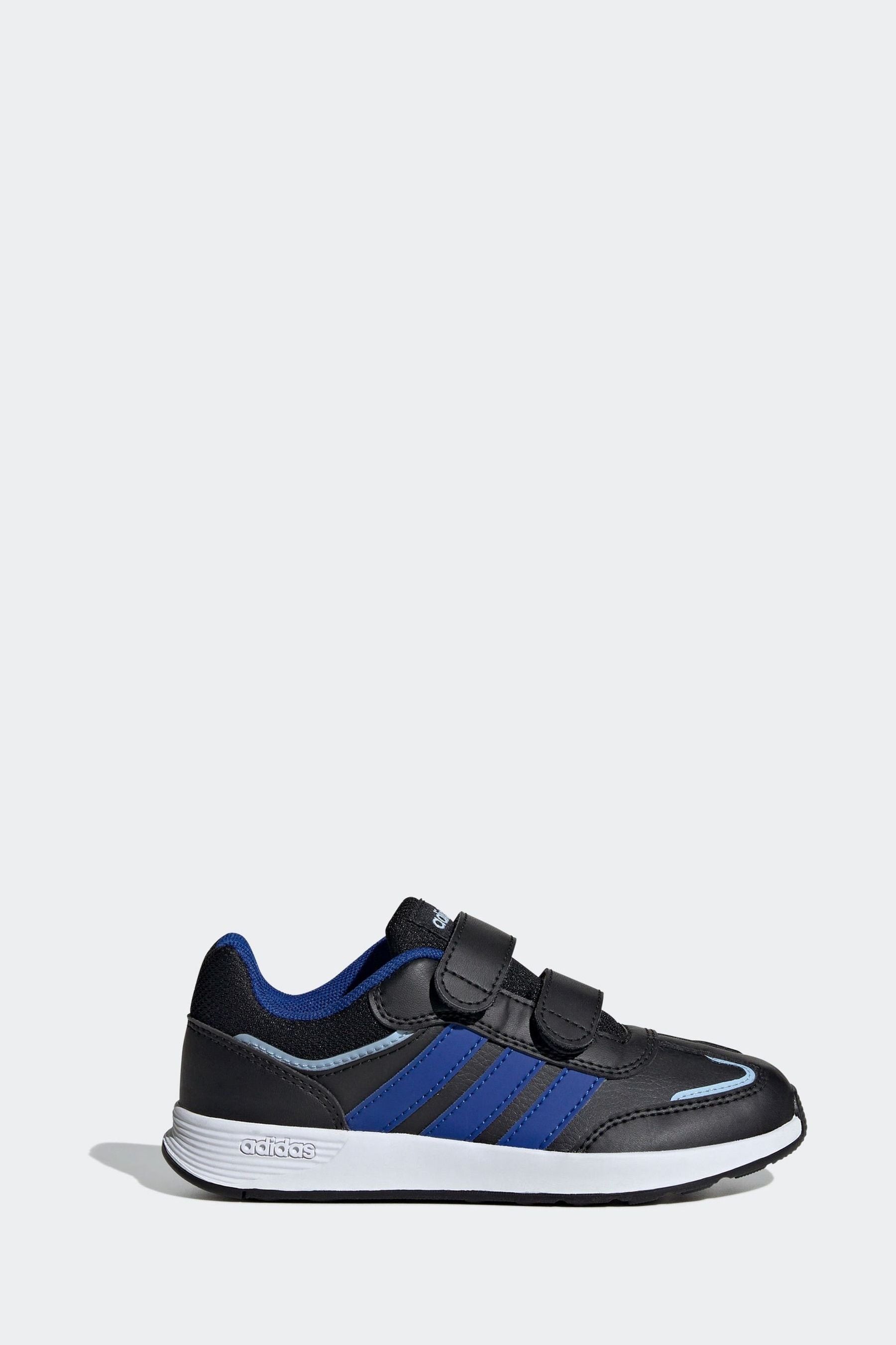 adidas Black/Navy Kids Tensaur Switch Shoes