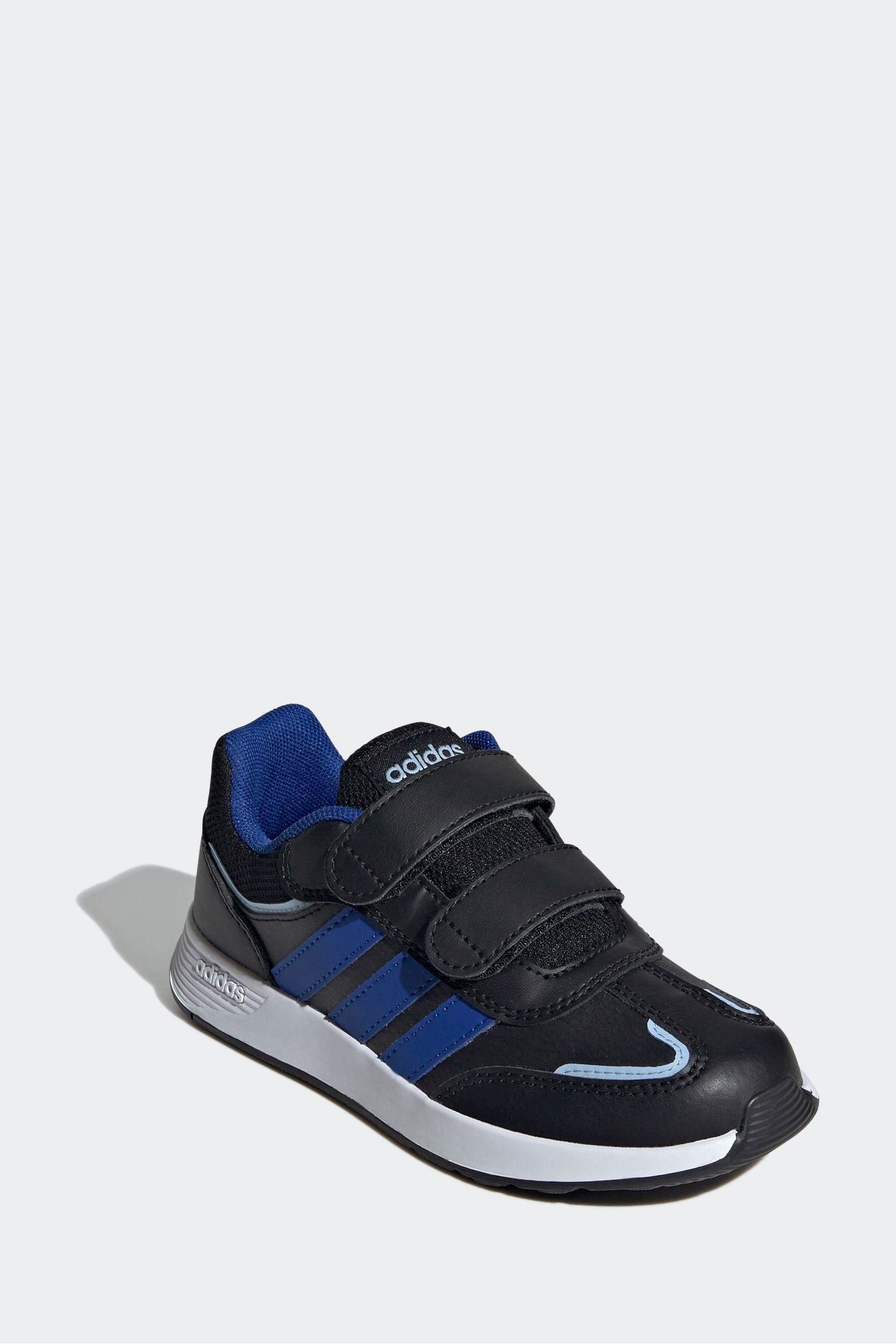 adidas Black/Navy Kids Tensaur Switch Shoes