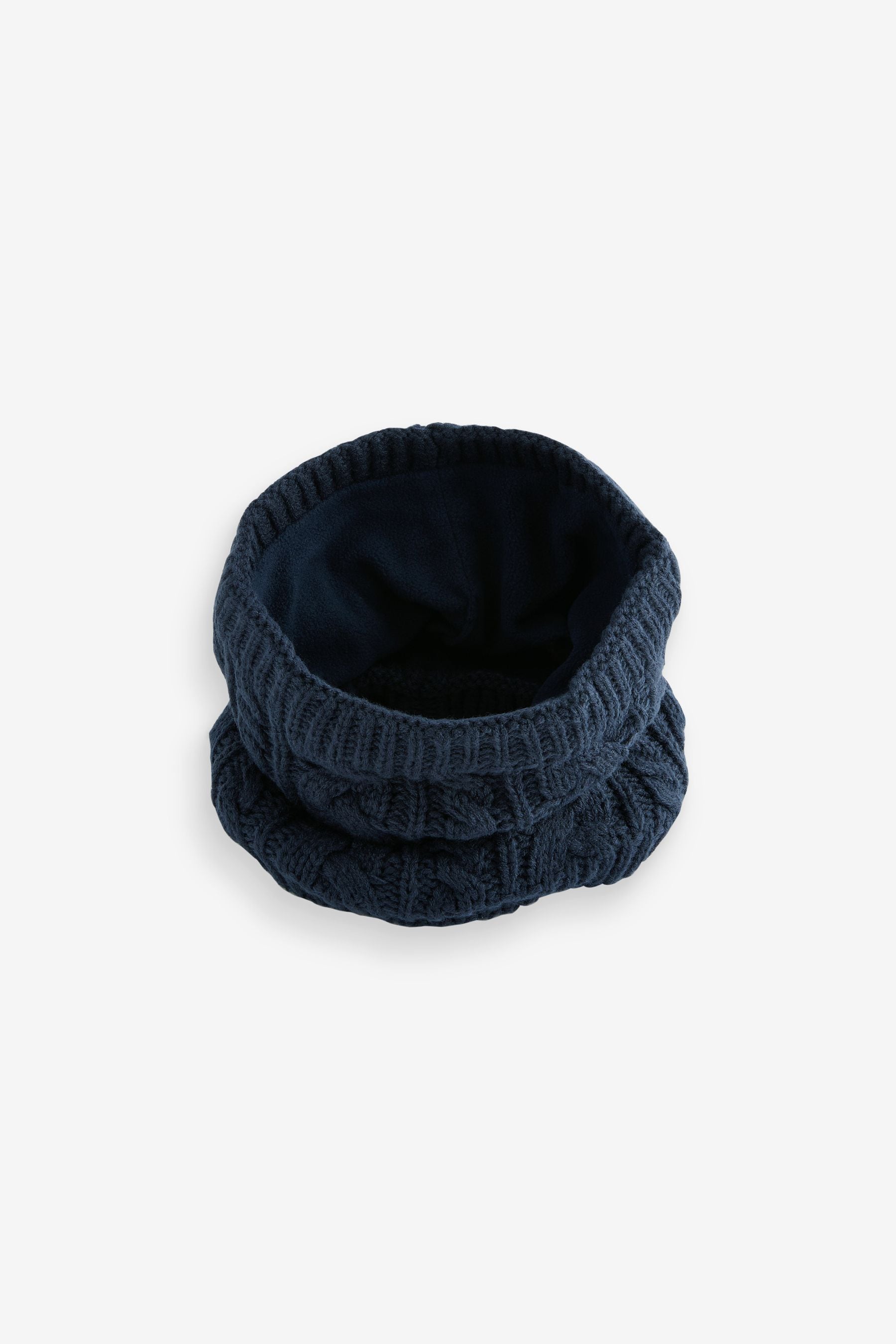 Black Cable Knit Snood (1-16yrs)