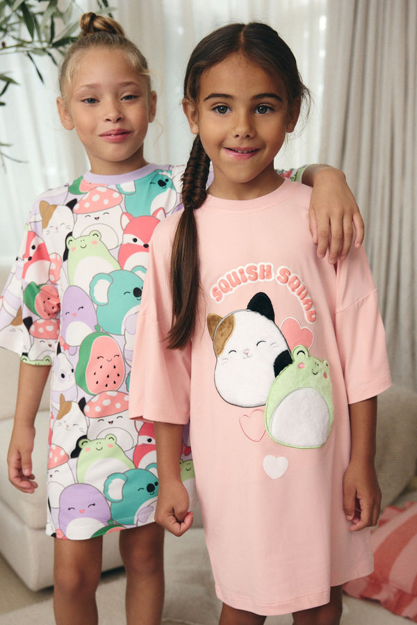 Pink/Purple Squishmallows License Nighties 2 Pack (5-14yrs)