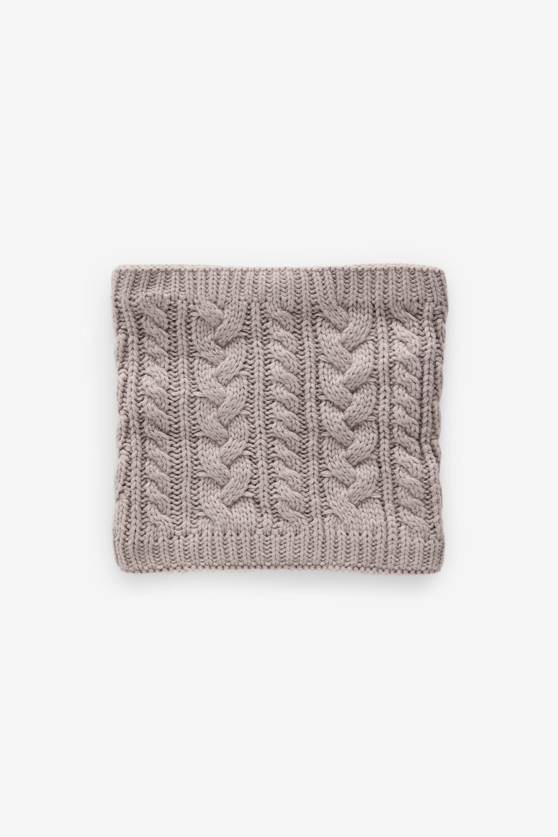 Neutral Cable Knit Snood (1-16yrs)