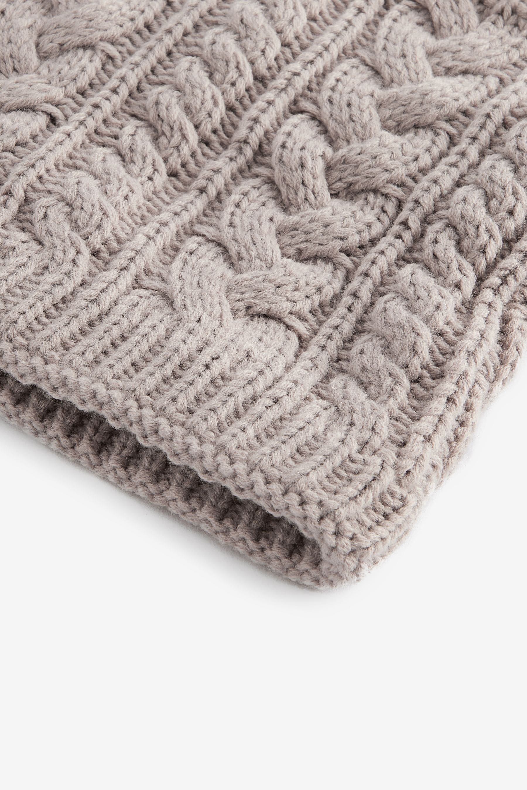 Neutral Cable Knit Snood (1-16yrs)