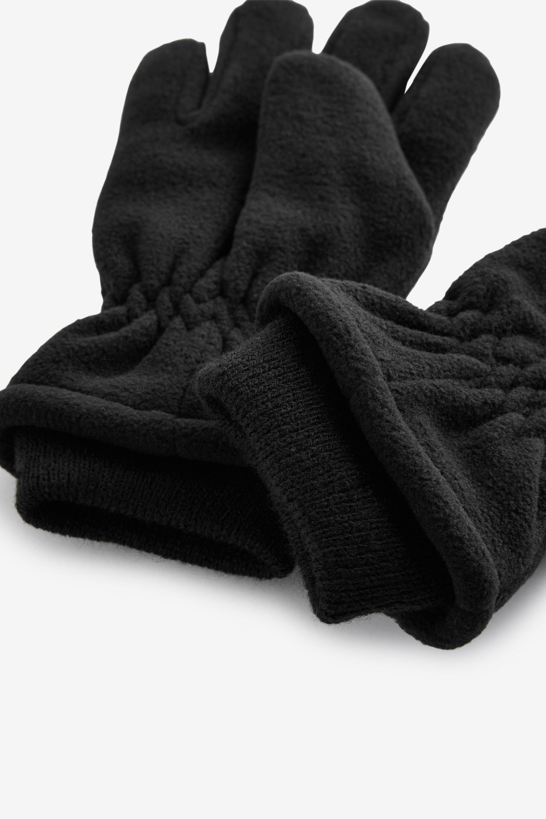 Black Fleece Gloves (3-16yrs)