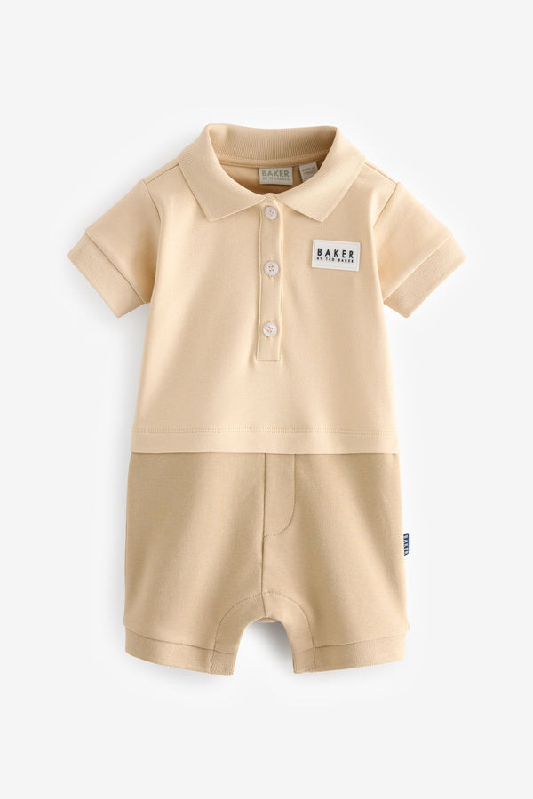 Baker by Ted Baker 100% Cotton Polo Romper