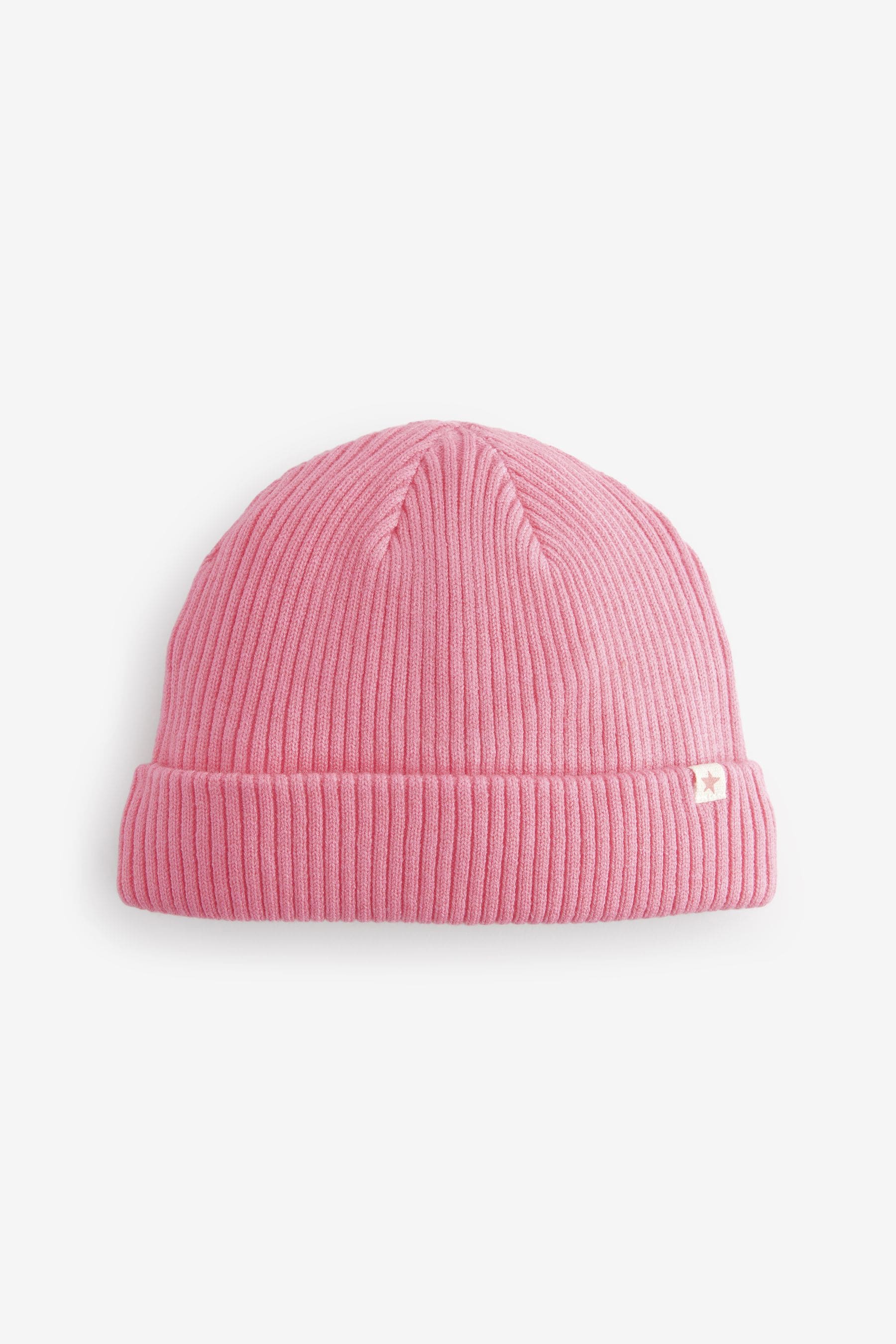 Hot Pink Baby Beanie Hat (0mths-2yrs)