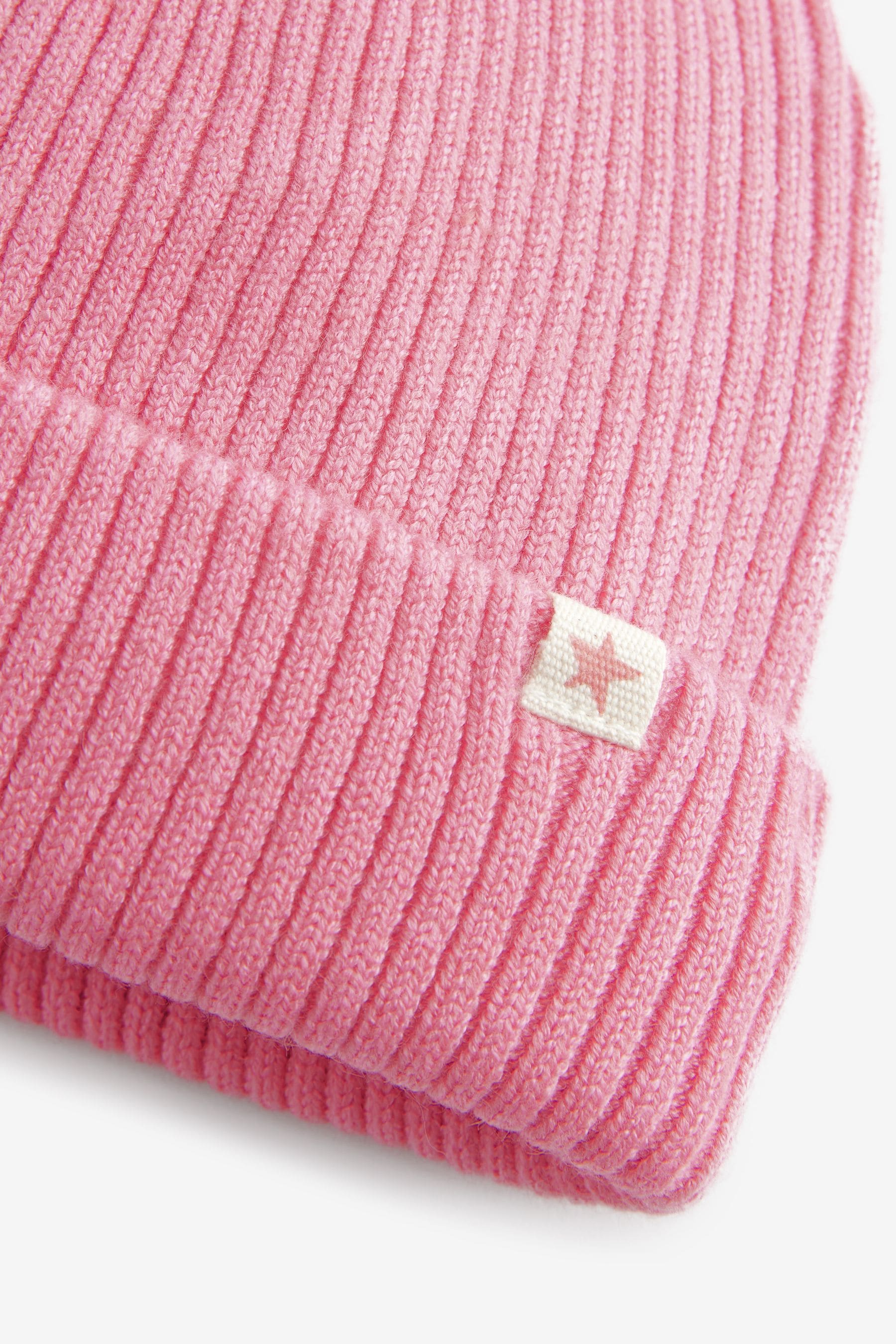 Hot Pink Baby Beanie Hat (0mths-2yrs)