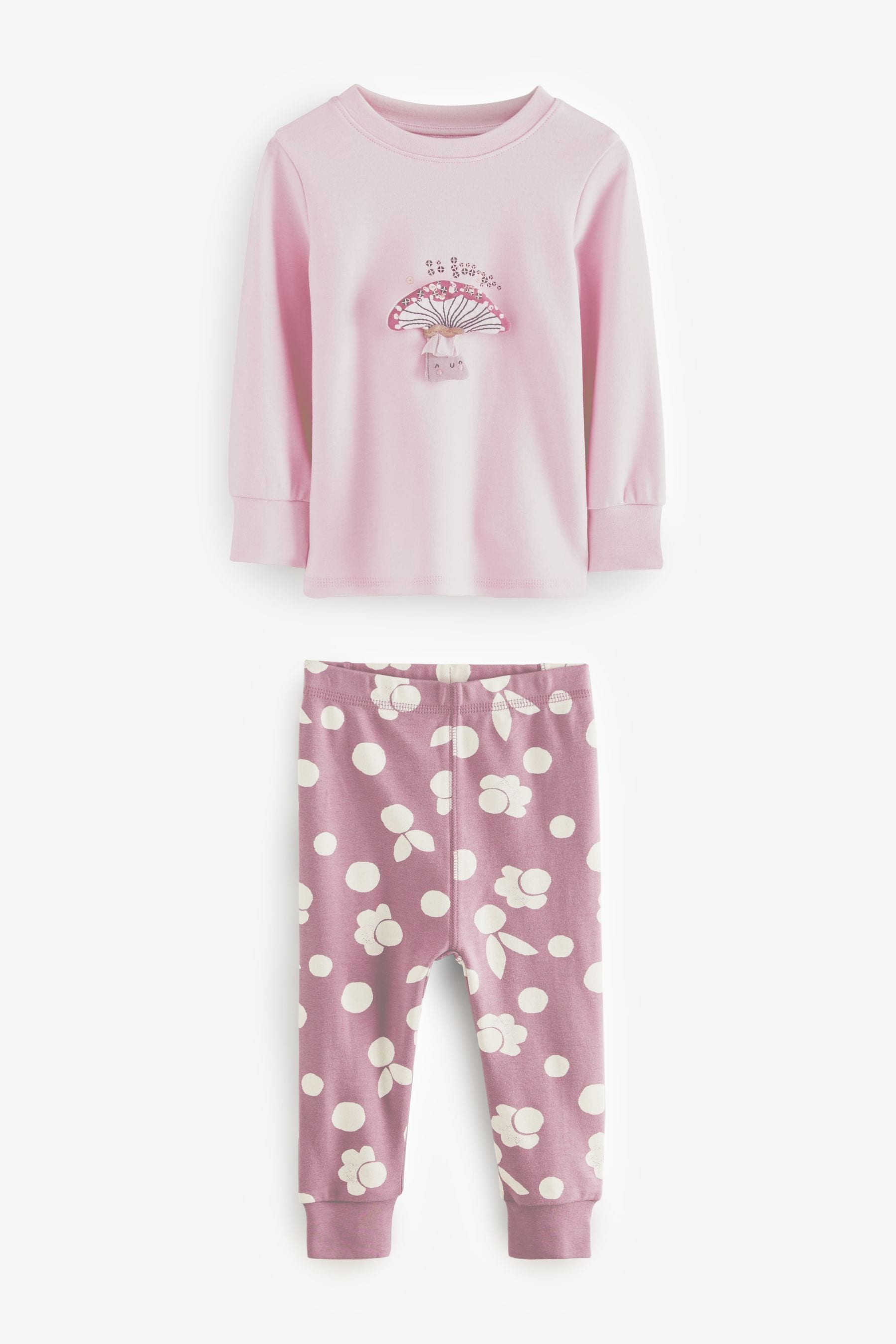 Lilac Purple Character 100% Cotton Long Sleeve Pyjamas 3 Pack (9mths-16yrs)