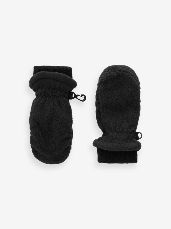 Black Fleece Mittens (3mths-6yrs)