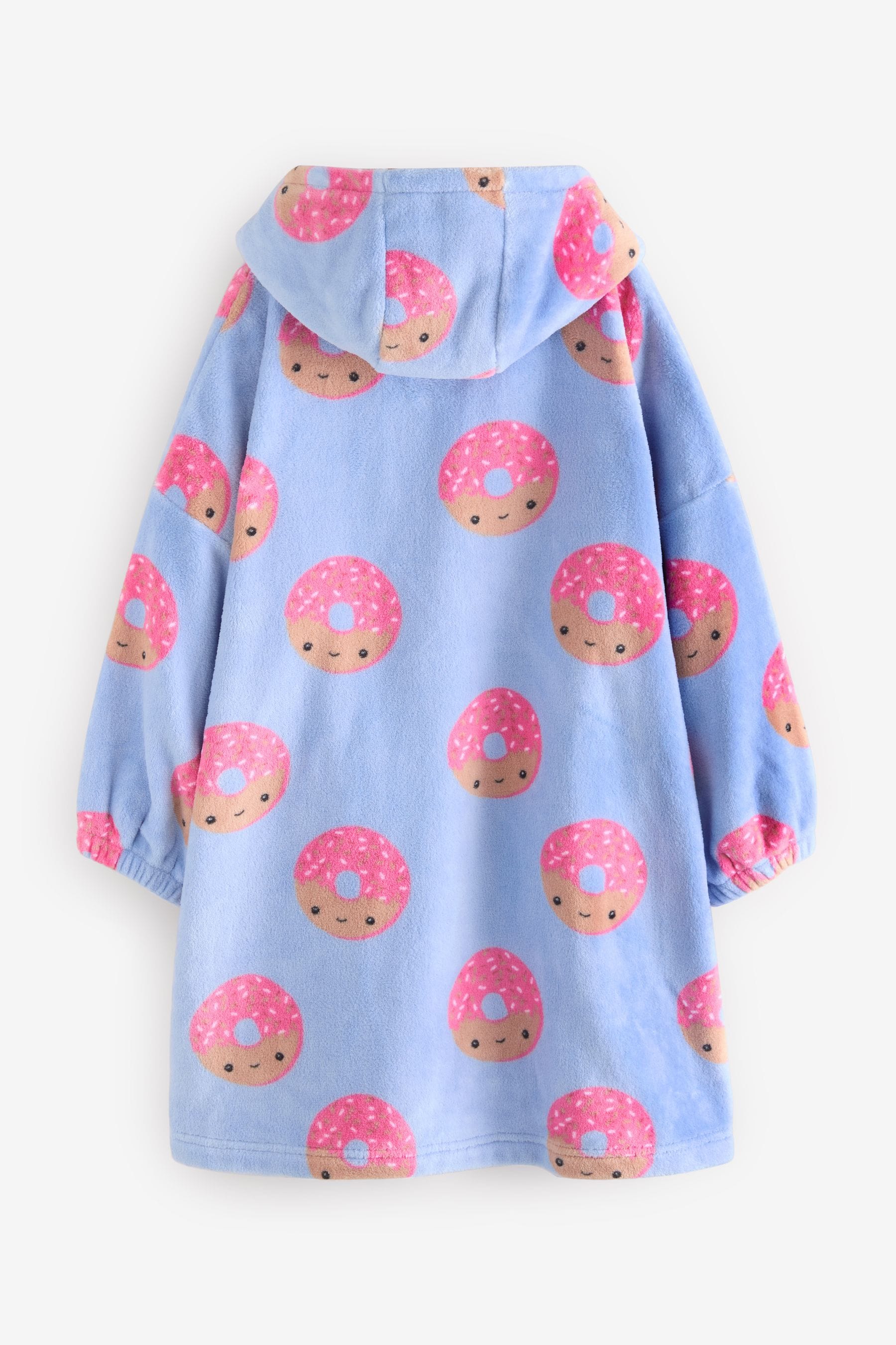 Blue/Pink Blanket Hoodie (3-16yrs)