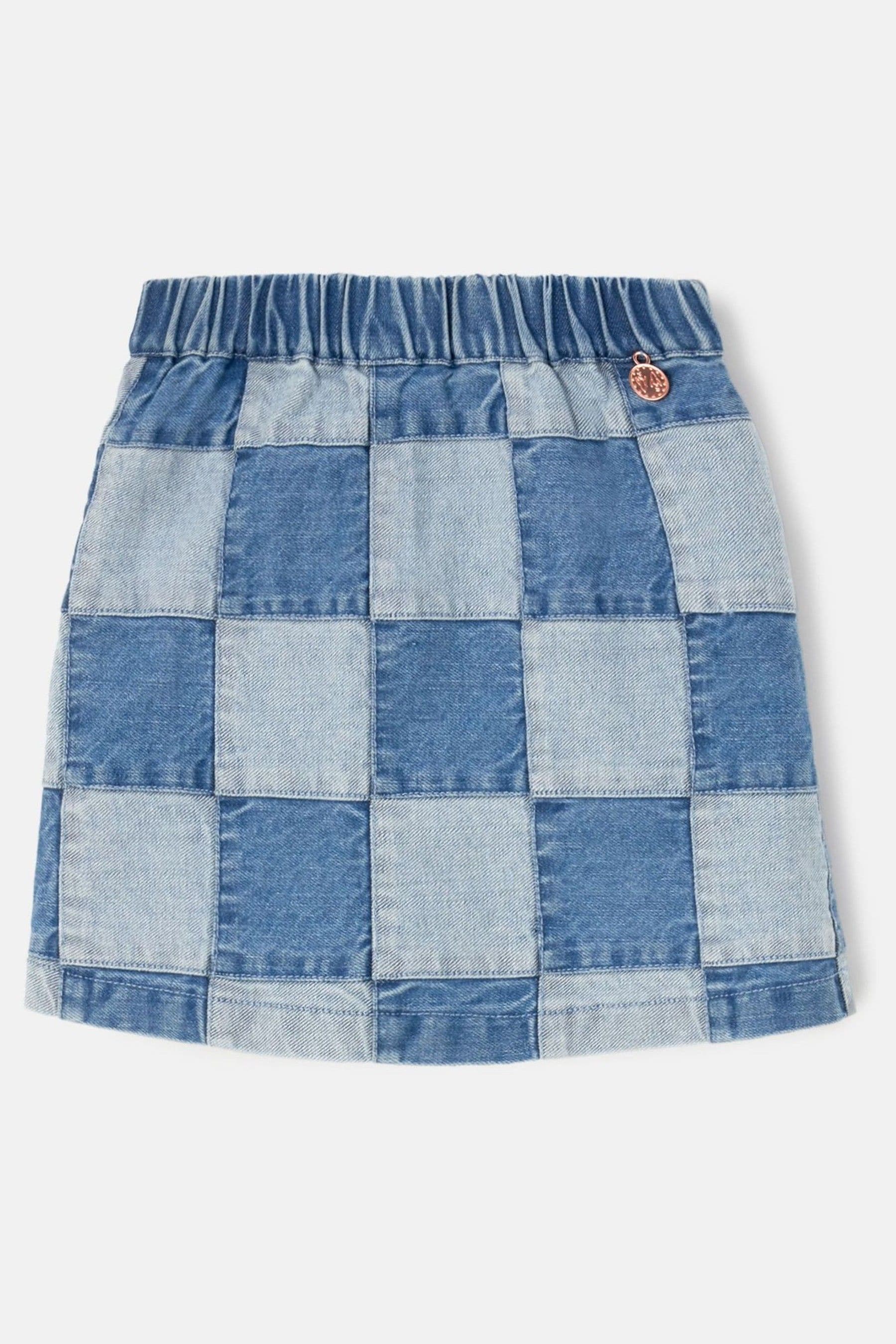 Blue Angel & Rocket Quinn Patchwork Denim Skirt