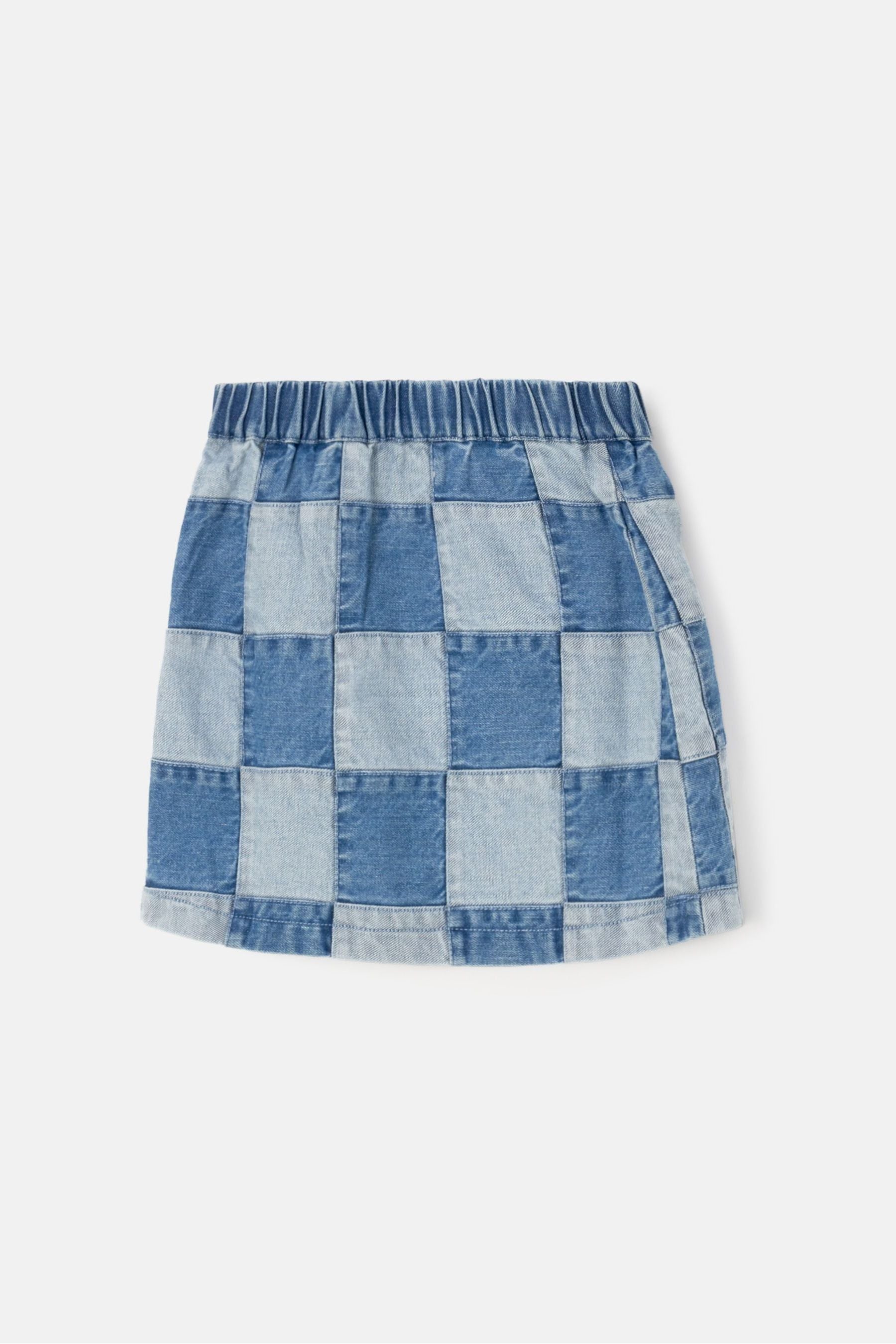 Blue Angel & Rocket Quinn Patchwork Denim Skirt