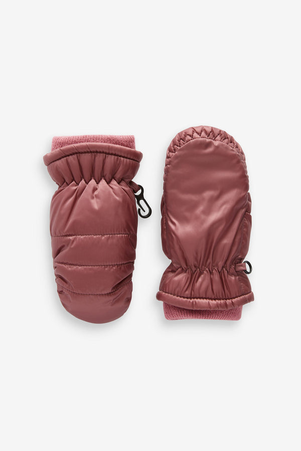 Dark Pink Ski Mittens (3mths-6yrs)