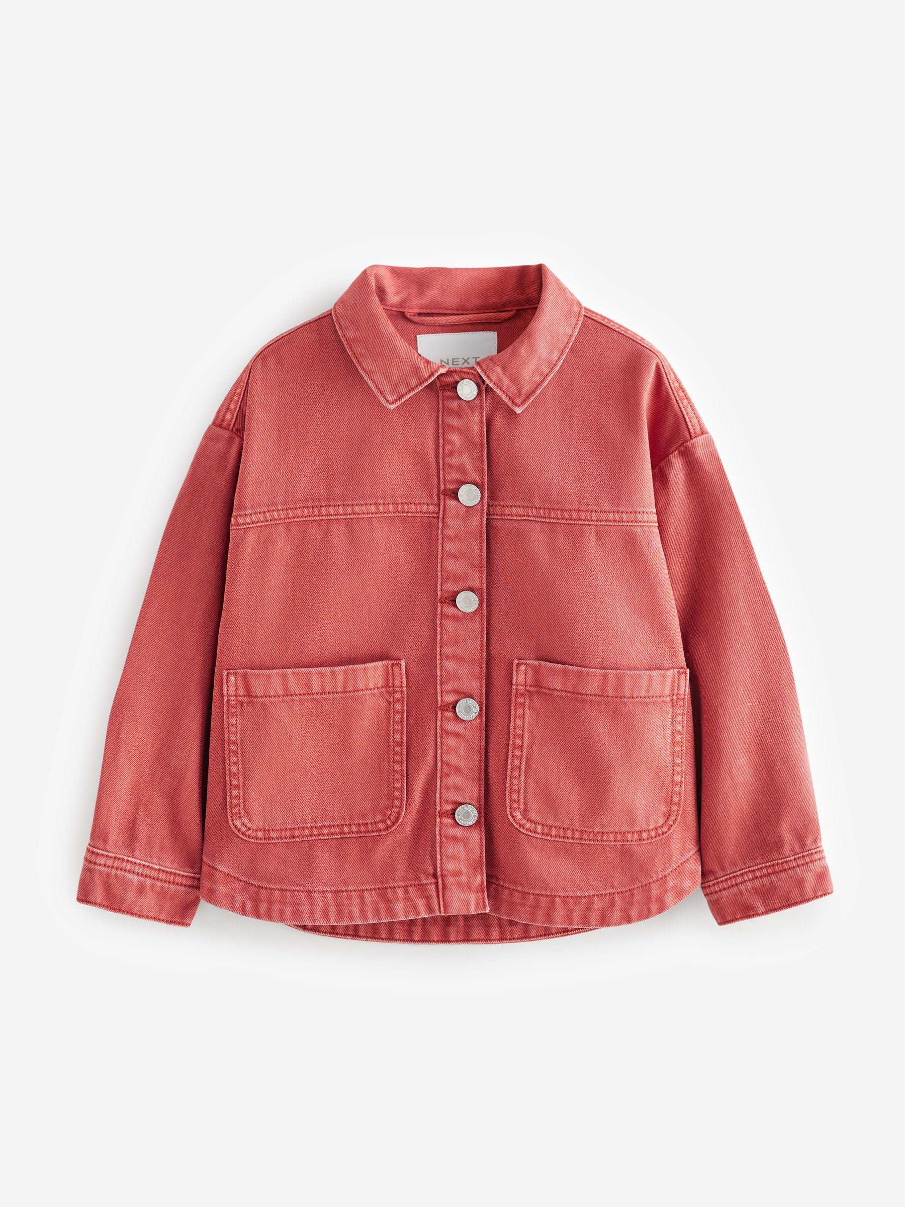 Rust 100% Cotton Denim Shacket (3-16yrs)