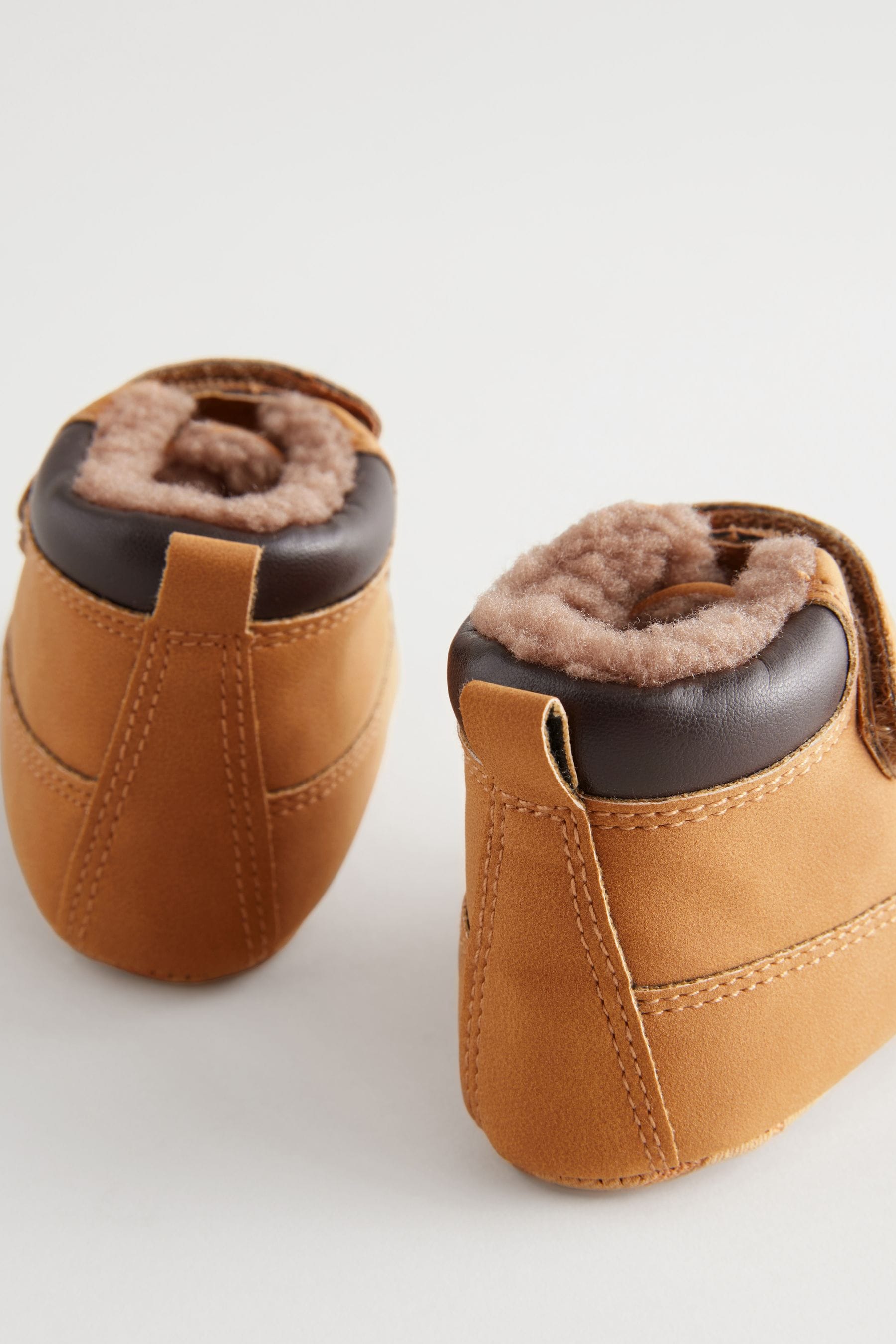 Honey Brown Touch Fastening Baby Work Boots (0-24mths)