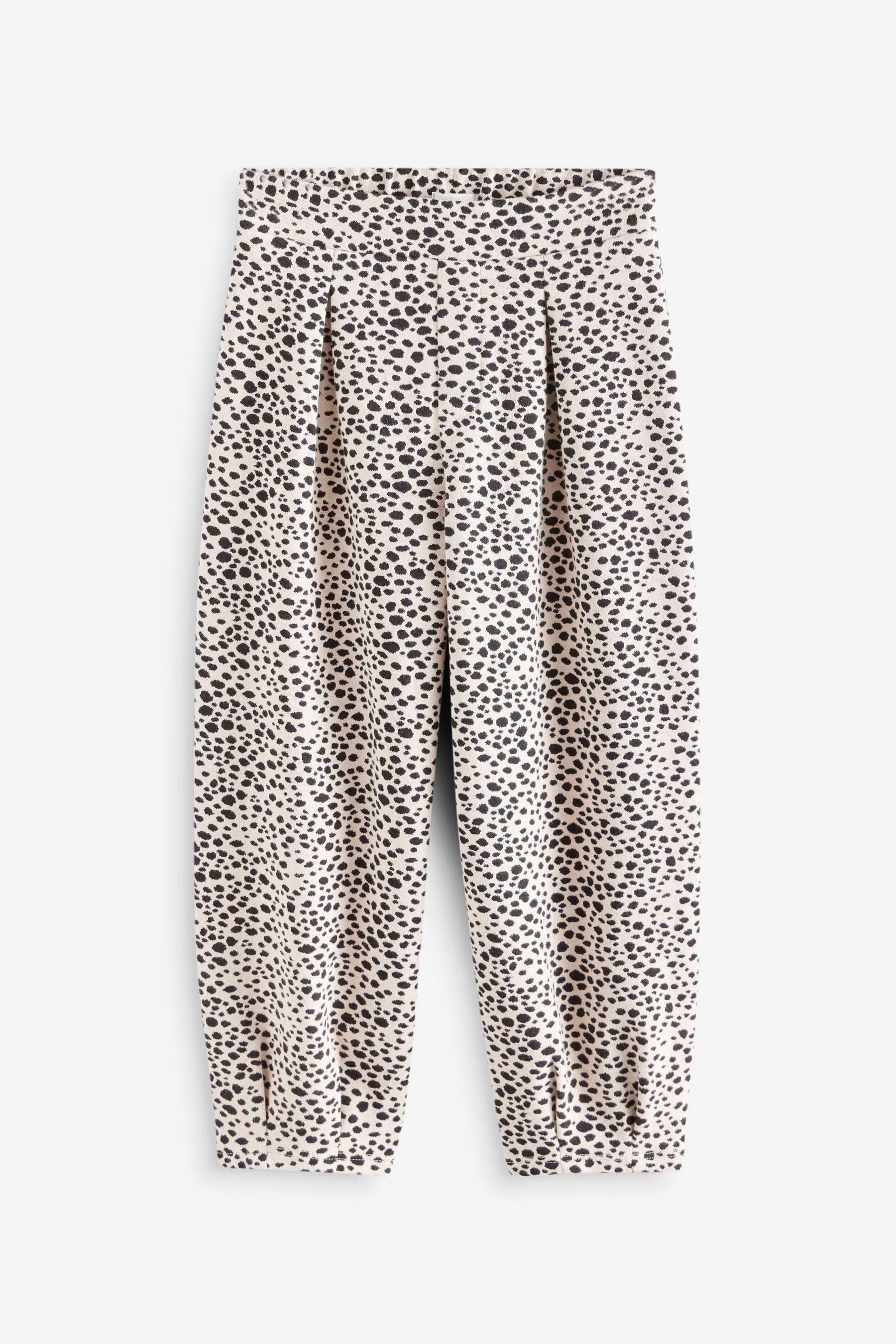 Black/White Animal Barrel Trousers (3-16yrs)