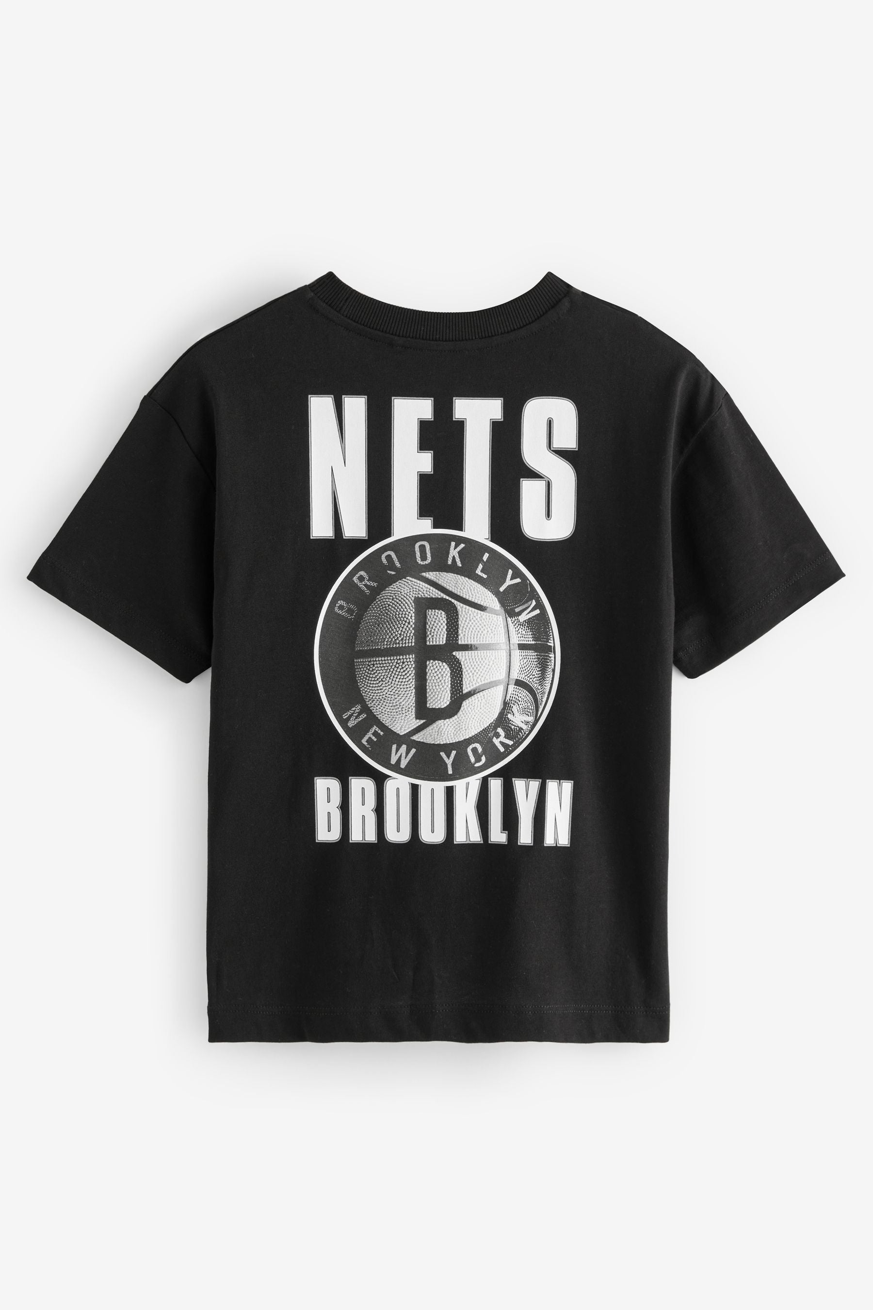 Black Ground NBA Licensed 100% Cotton T-Shirt (3-16yrs)